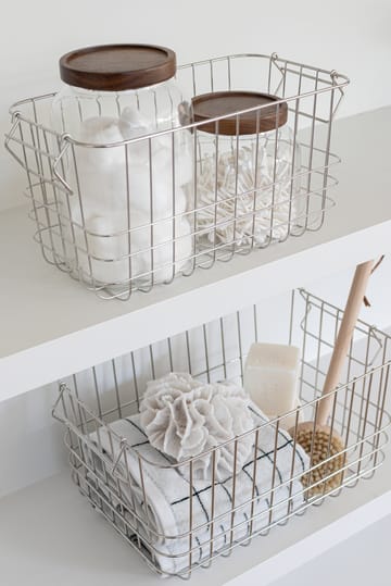 Store-it Aufbewahrungskorb Medium - Chrome - Mette Ditmer