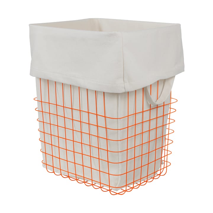 Store-it Aufbewahrungskorb mit Baumwollbeutel Large - Orange - Mette Ditmer