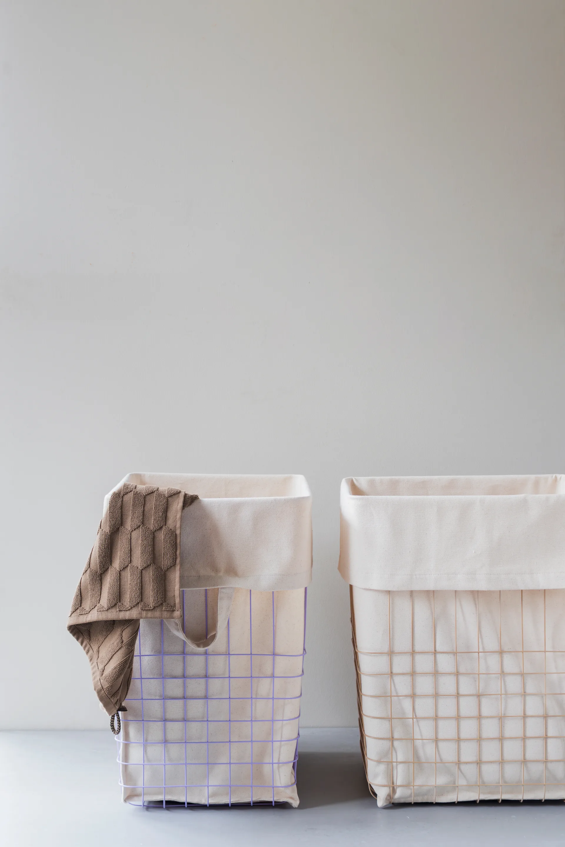 Store-it Aufbewahrungskorb mit Baumwollbeutel Large, Sand Mette Ditmer