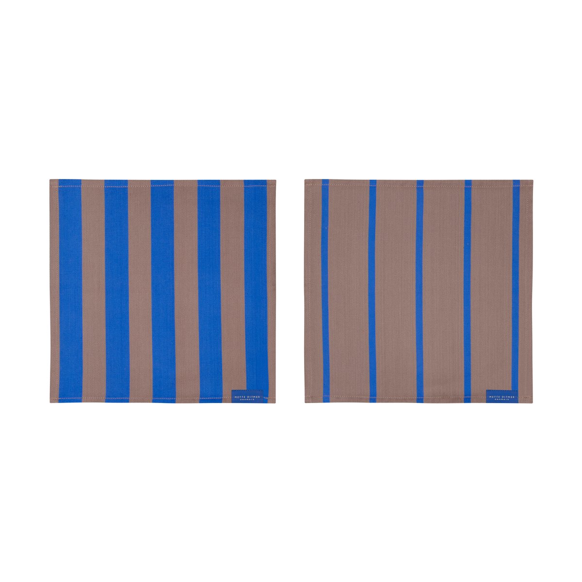 Mette Ditmer Stripes Geschirrtuch 33x33 cm 2er-Pack Blush