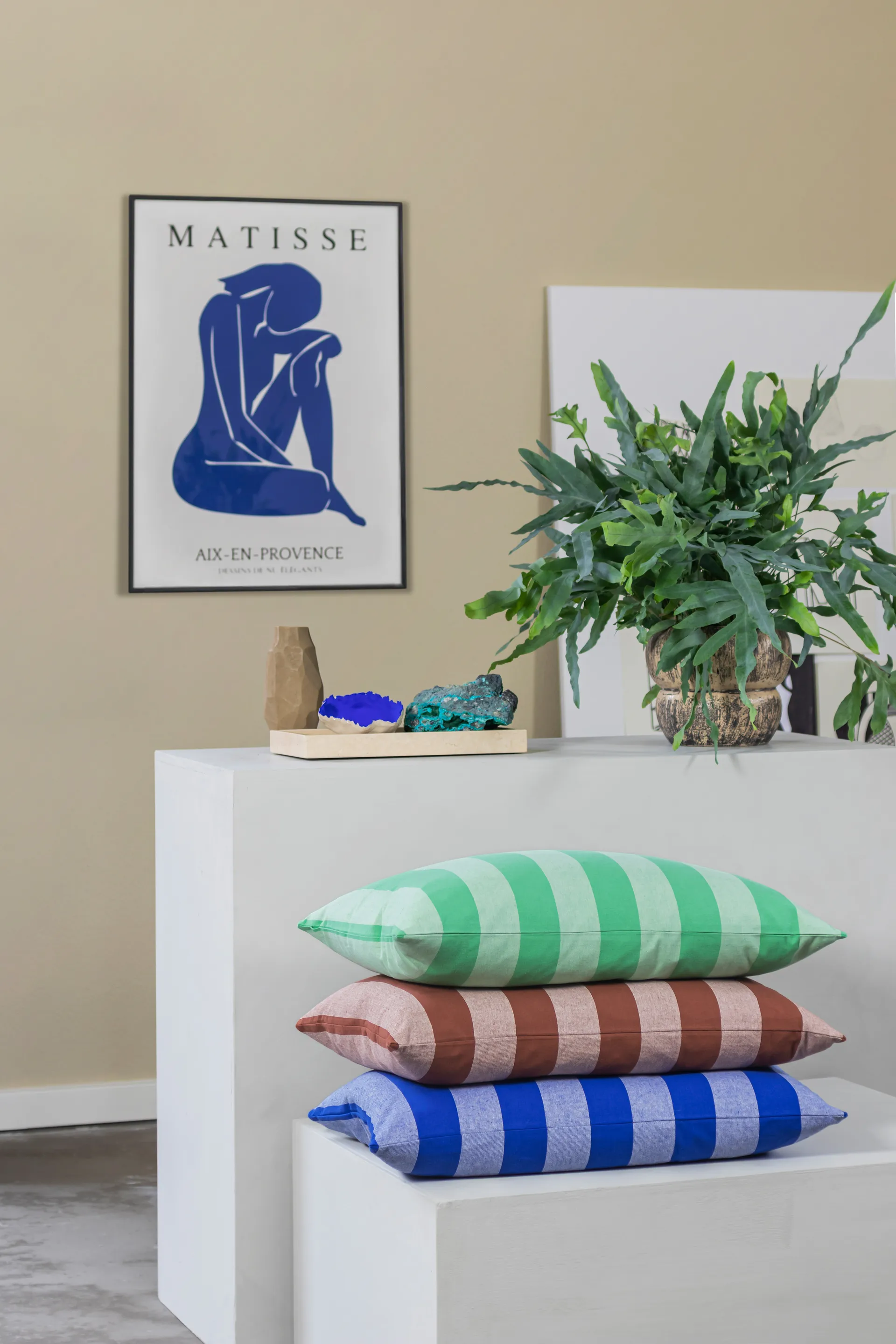 Stripes Kissen 40 x 60cm, Brown Mette Ditmer