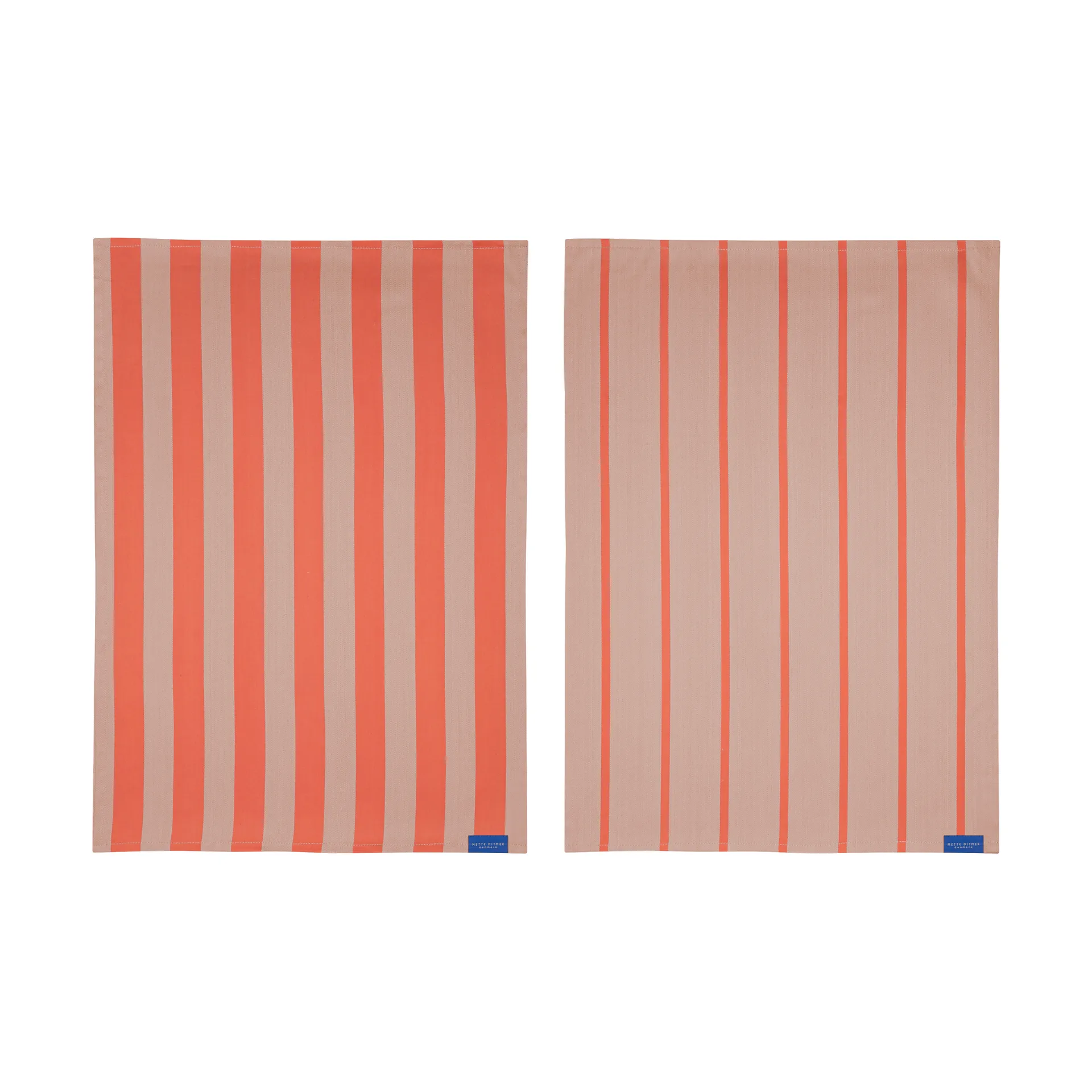 Stripes Küchenhandtuch 50x70 cm 2er-Pack, Latte Mette Ditmer