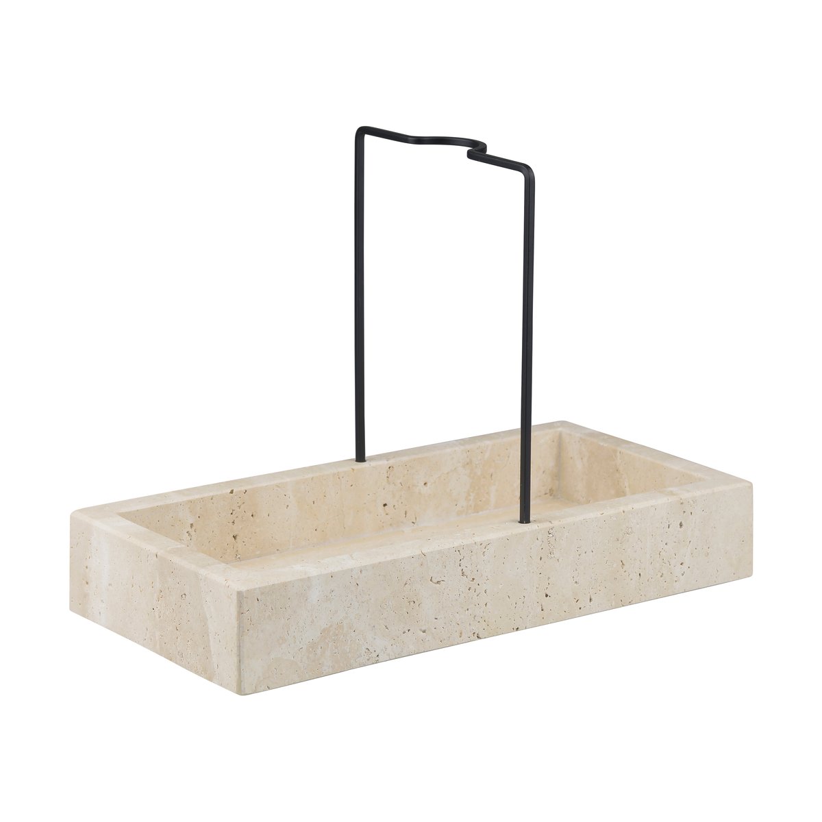 Mette Ditmer Travertine Spülbeckenorganisator 12x23,5 cm Linen