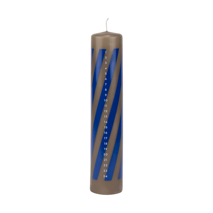 Twentyfour Kalenderkerze 25cm - Cobalt - Mette Ditmer