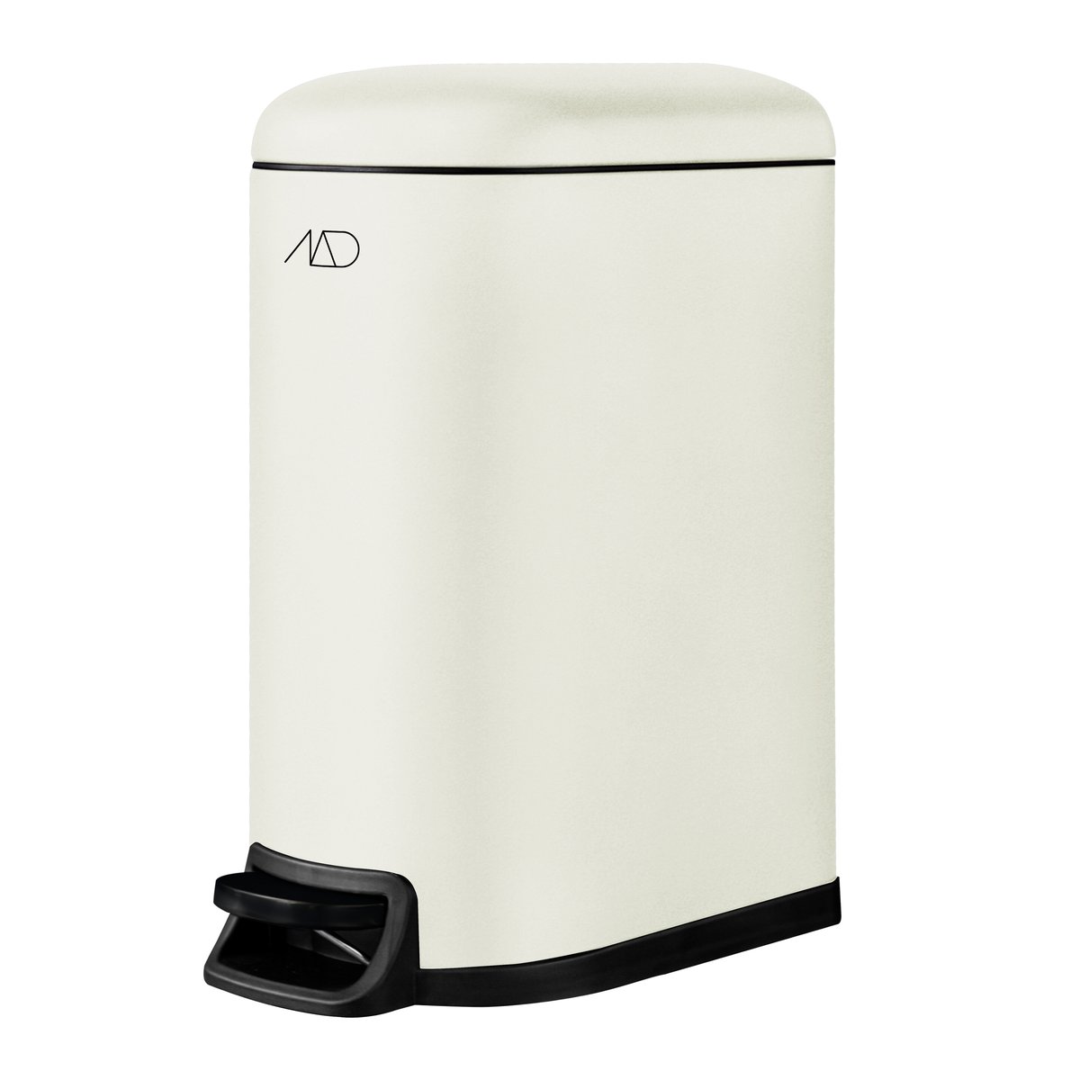 Mette Ditmer Walther Pedaleimer 10 liter Off White | Skandinavisches Design | Treteimer | Weiß