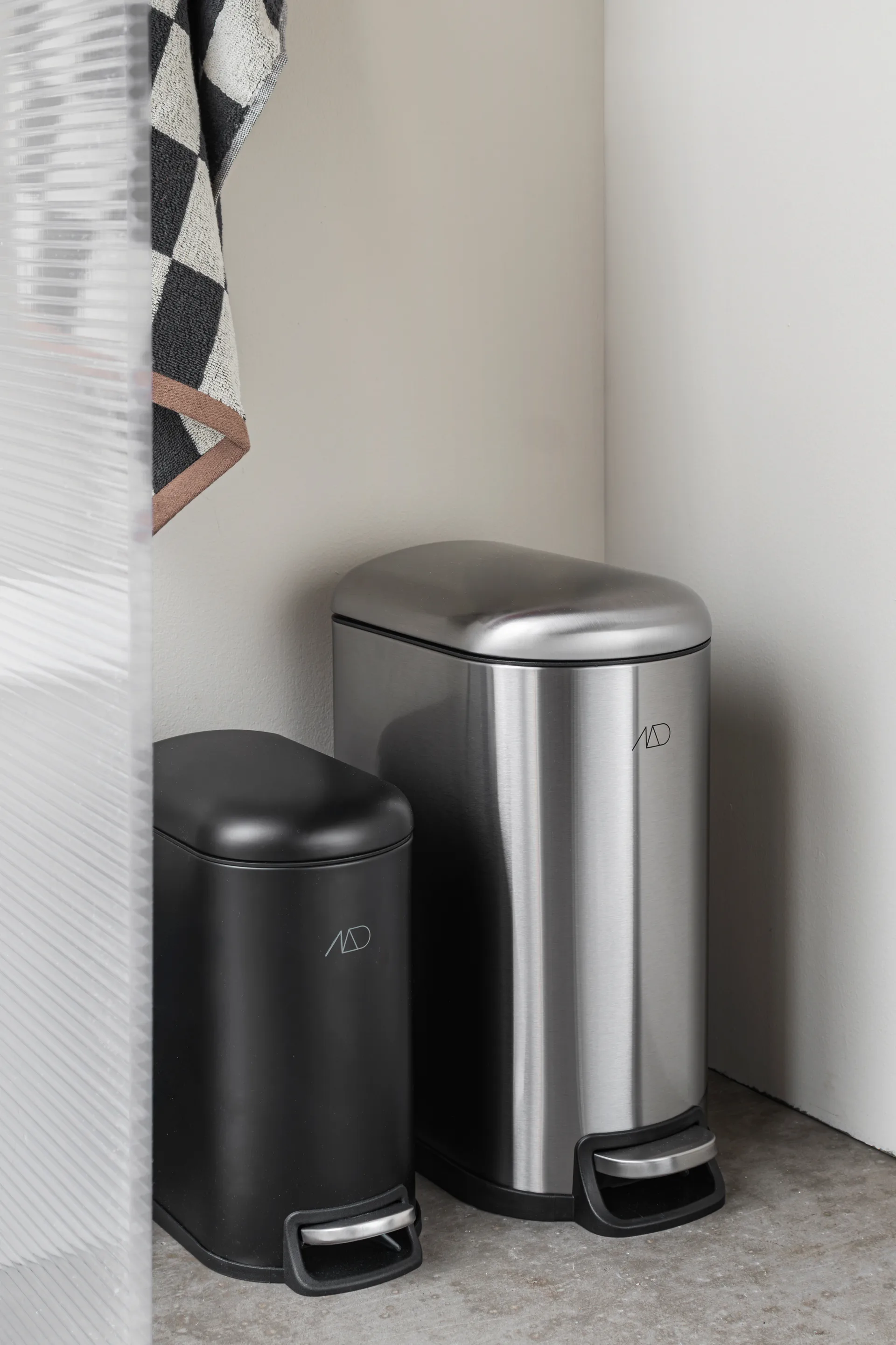 Walther Pedaleimer 10 liter, Steel Mette Ditmer