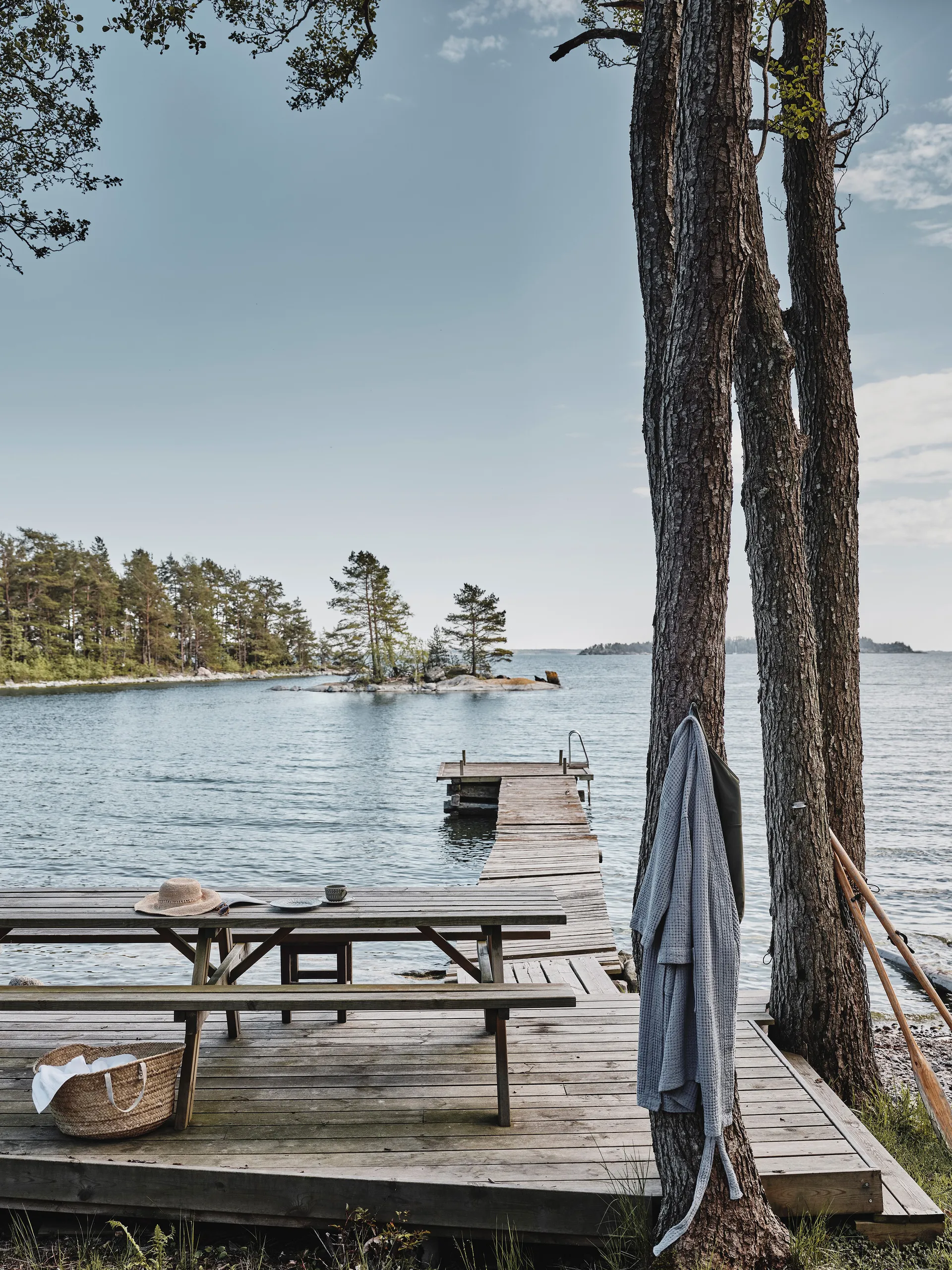 Cialda Bademantel EKO, Hellblau, S-M Mille Notti