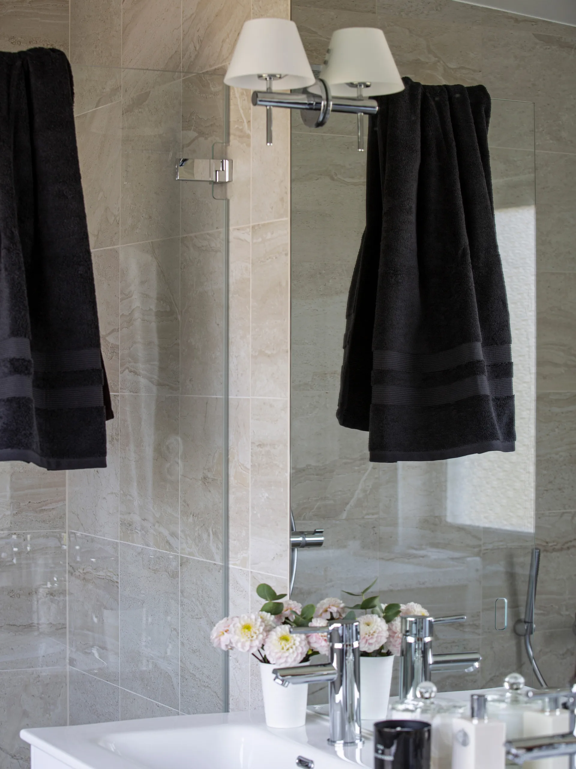 Fontana Handtuch EKO, Antracit, 50 x 70cm Mille Notti