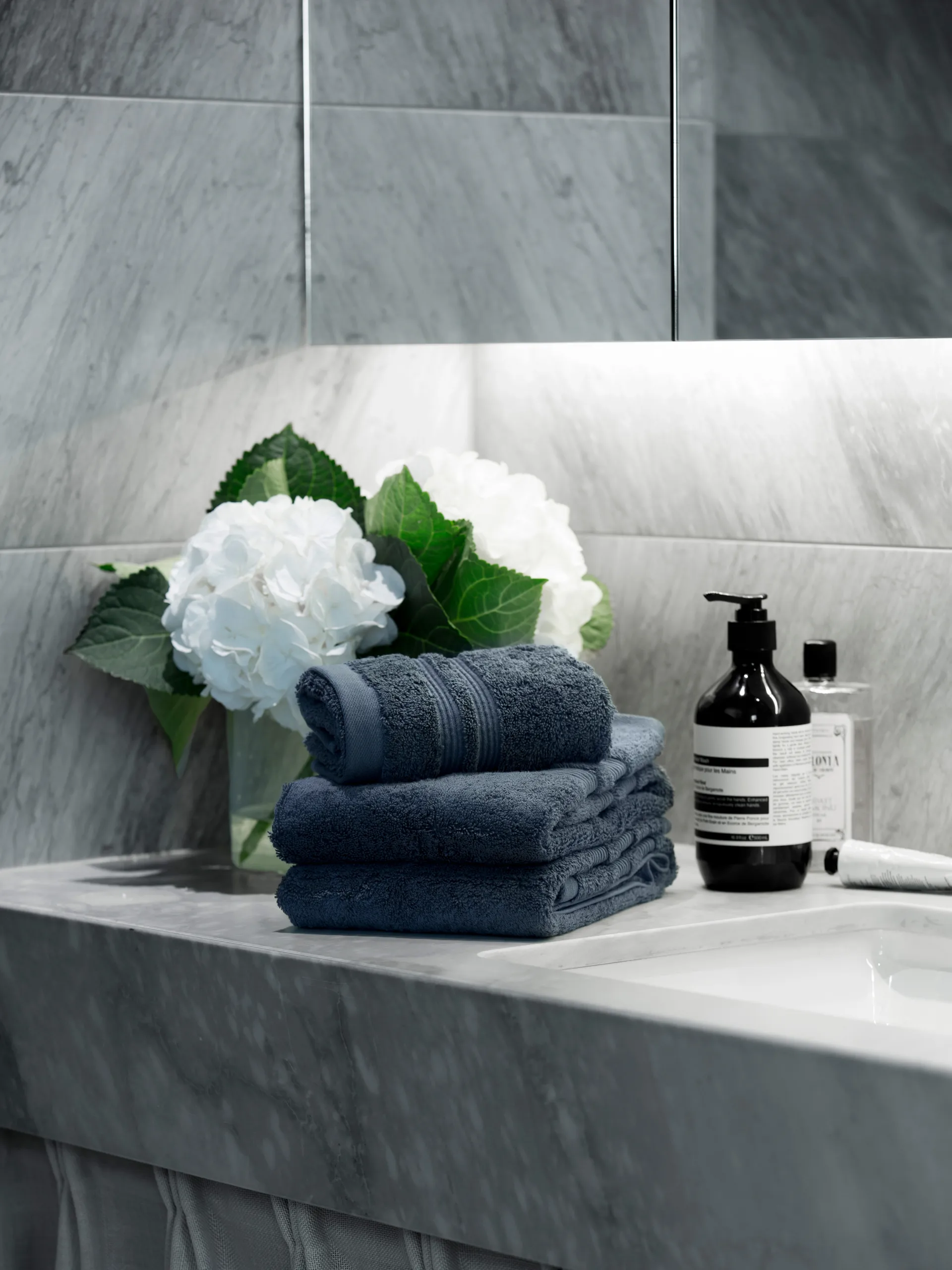 Fontana Handtuch EKO, Dunkelblau, 30 x 50cm Mille Notti