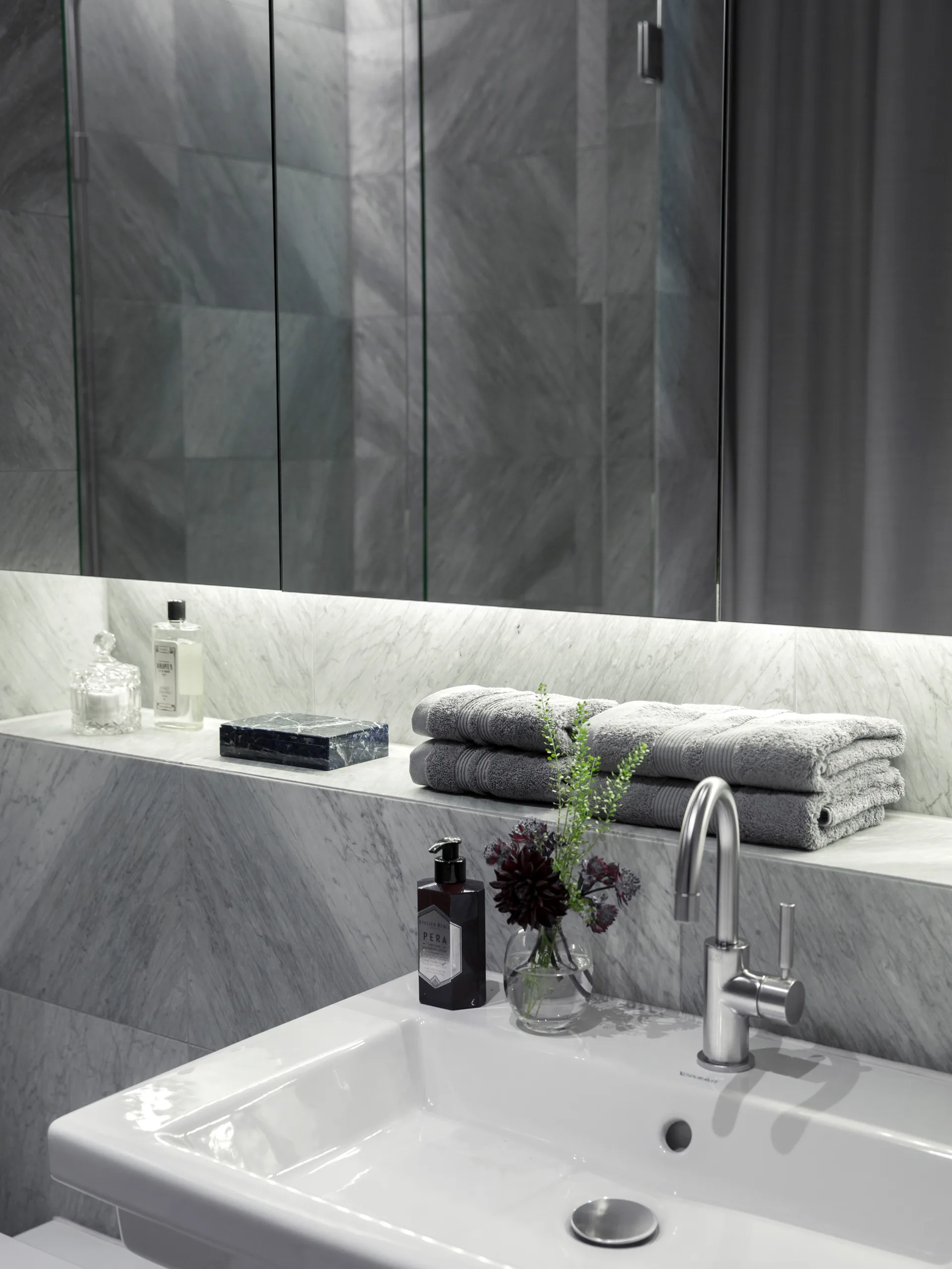 Fontana Handtuch EKO, Grau, 70 x 140cm Mille Notti