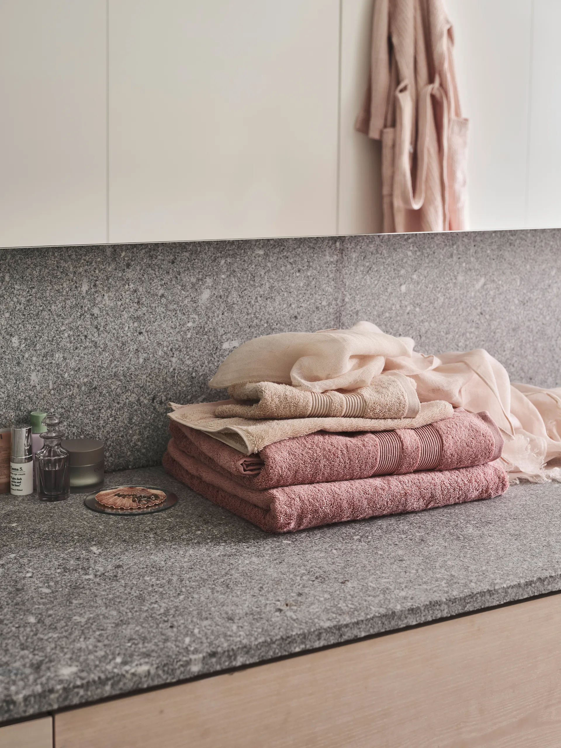 Fontana Handtuch EKO, Rosa, 50 x 70cm Mille Notti