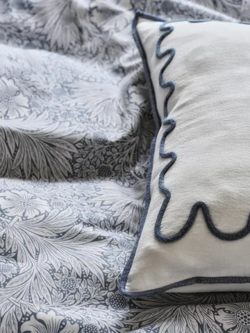 Morris & Co. Marigold Bettbezug - Blau, 220x220 cm - Mille Notti