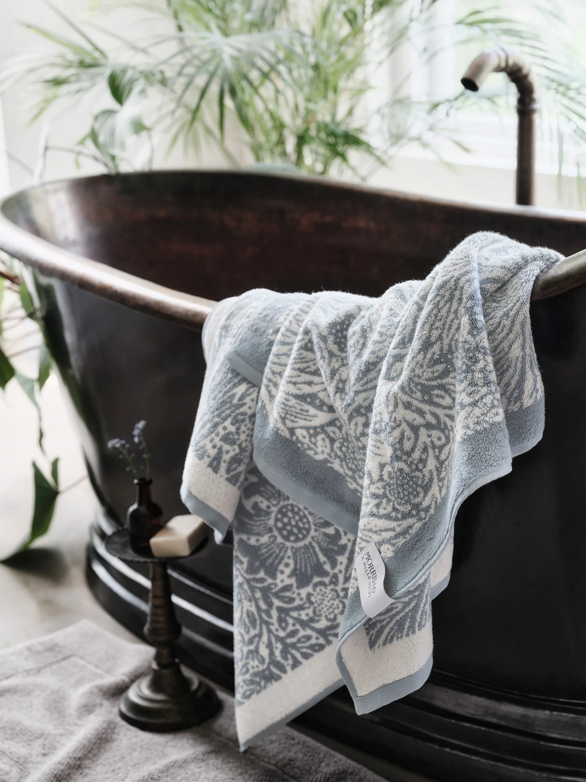 Morris & Co. Marigold Handtuch EKO, Blau, 86x150 cm Mille Notti