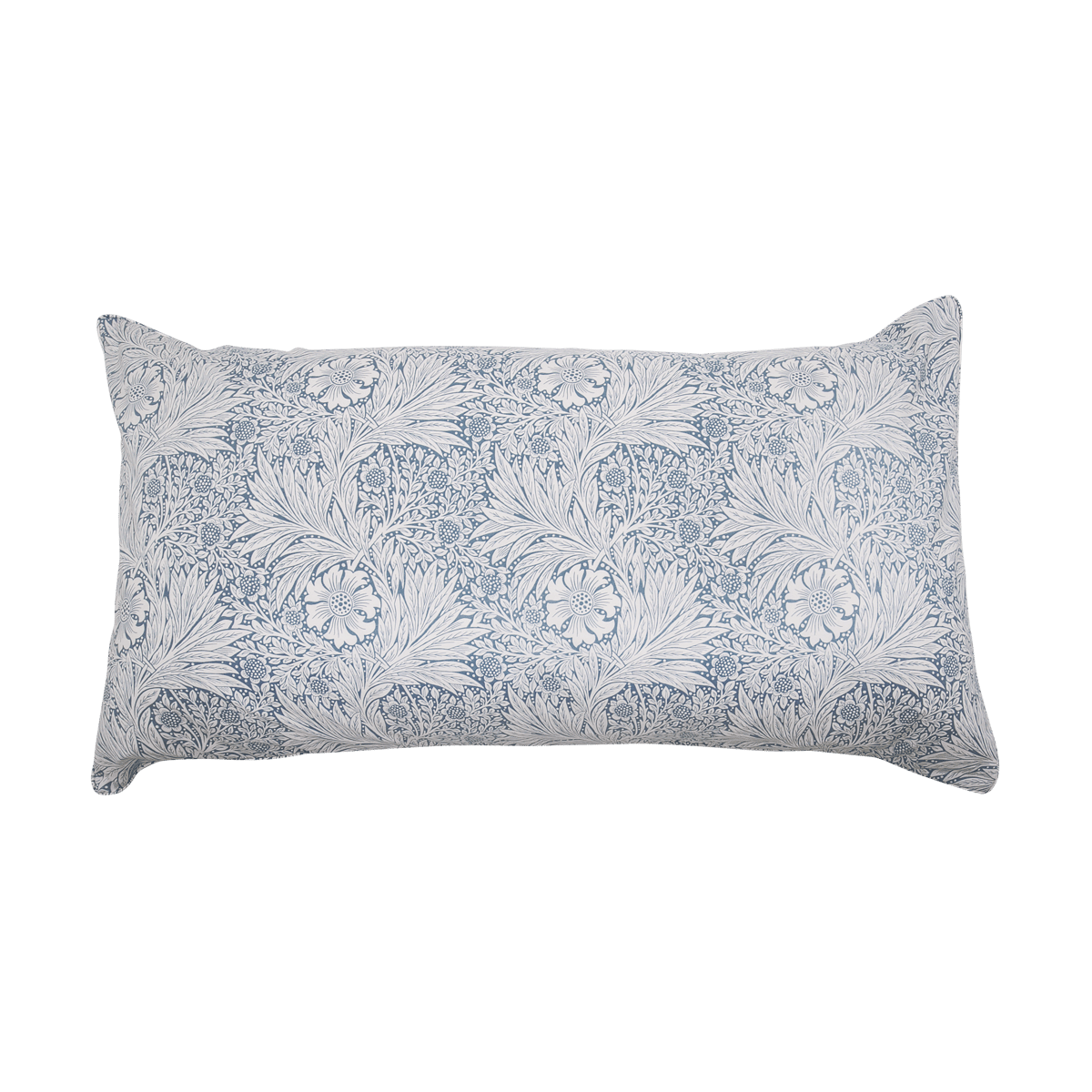 Mille Notti Morris & Co. Marigold Kopfkissenbezug Blau, 50x90 cm