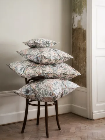 Morris & Co. Strawberry Thief Bettbezug - Grün, 220x220 cm - Mille Notti