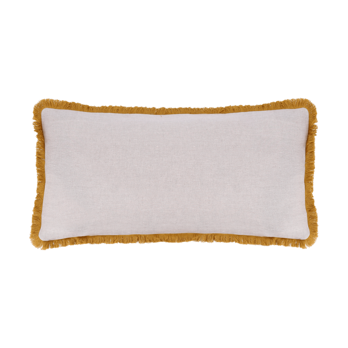 Mille Notti Pienza Kissenbezug Beige-gelb, 40x80cm