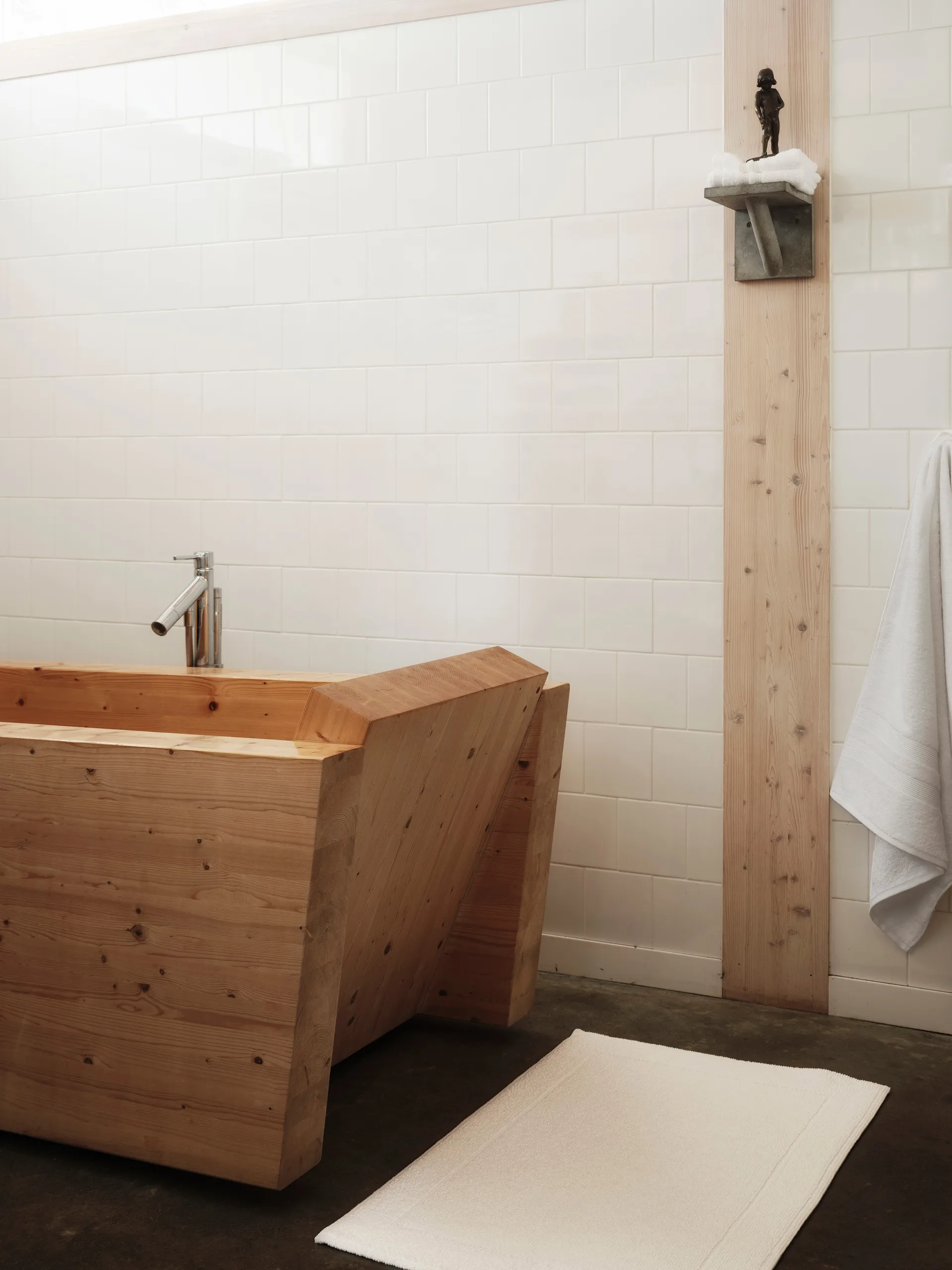 Portofino Badezimmerteppich, Weiß, 60 x 90cm Mille Notti