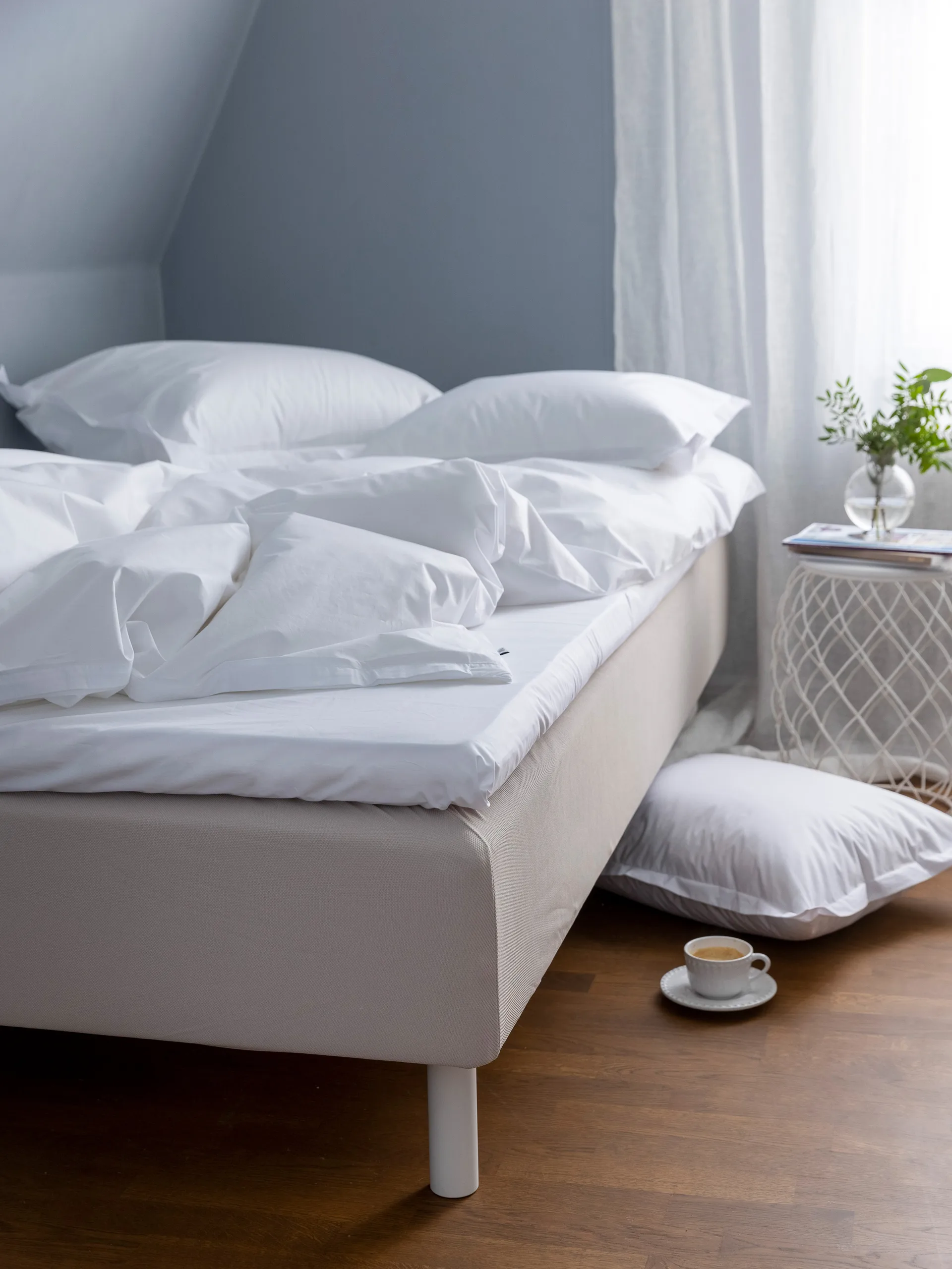 Pousada Percale Bettbezug EKO, Weiß, 220 x 220cm Mille Notti