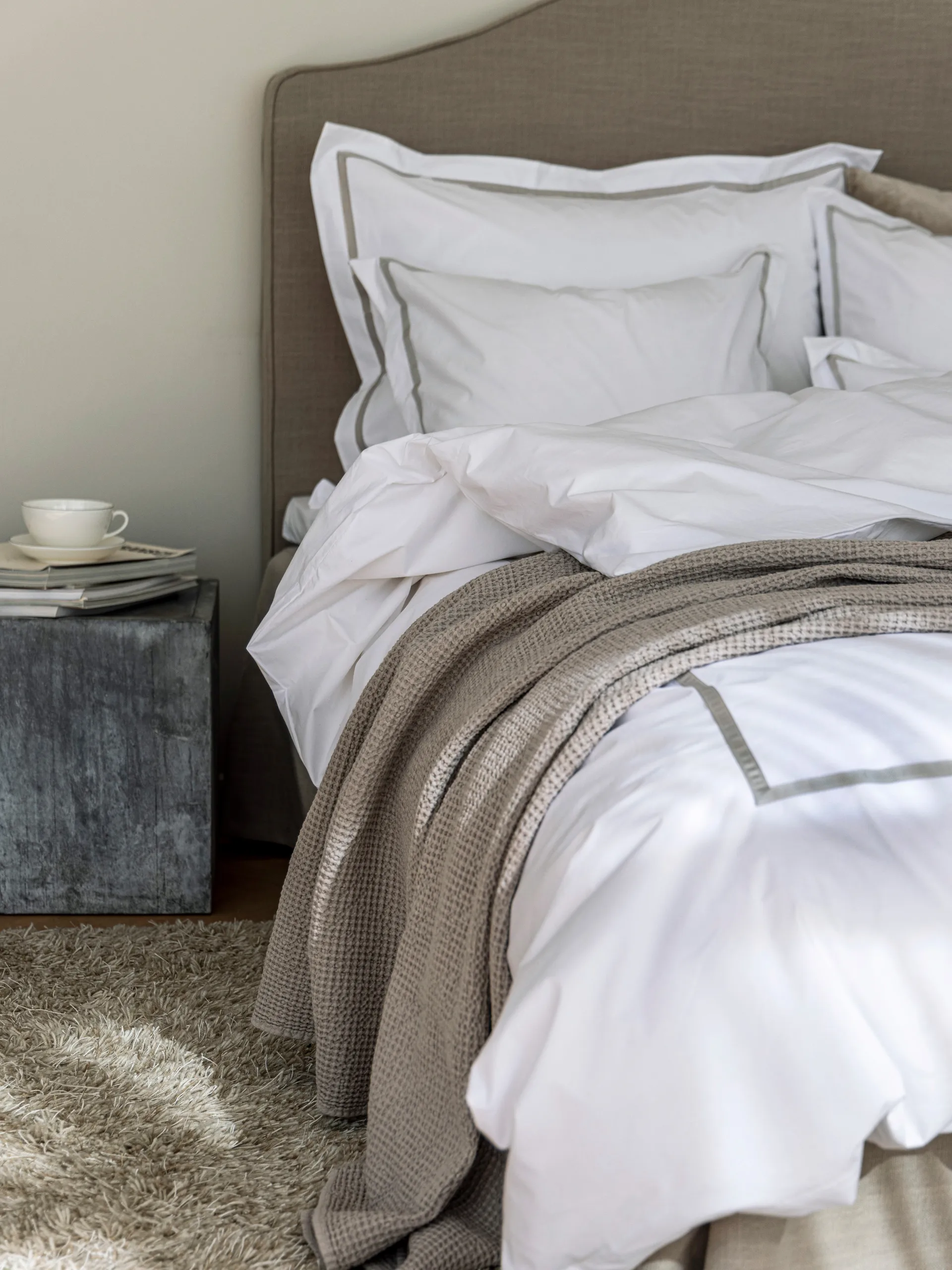 Riposo Tagesdecke, Stone, 180 x 260cm Mille Notti