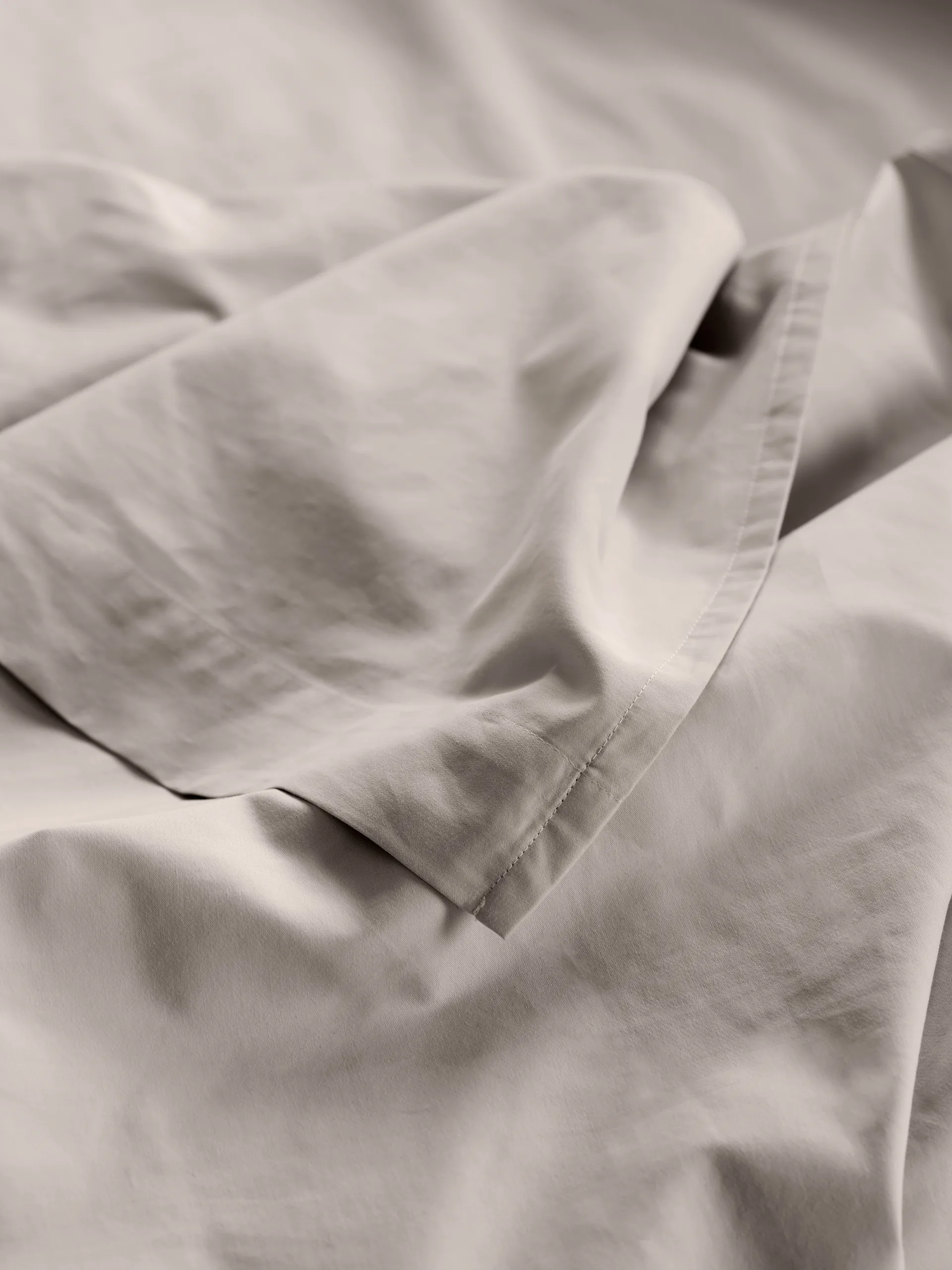 Satina Bettbezug, Beige, 155 x 220cm Mille Notti