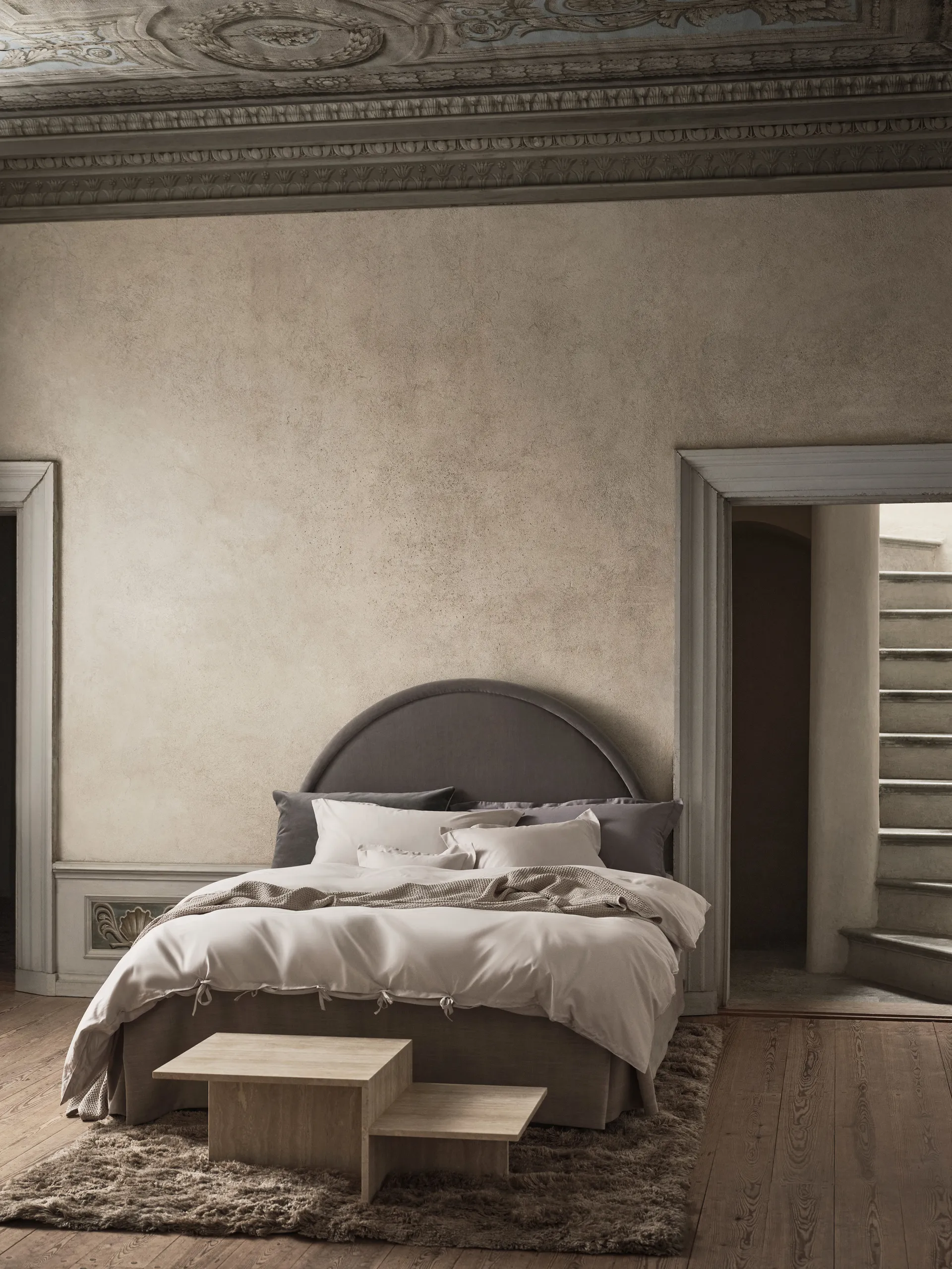 Satina Bettbezug, Beige, 155 x 220cm Mille Notti