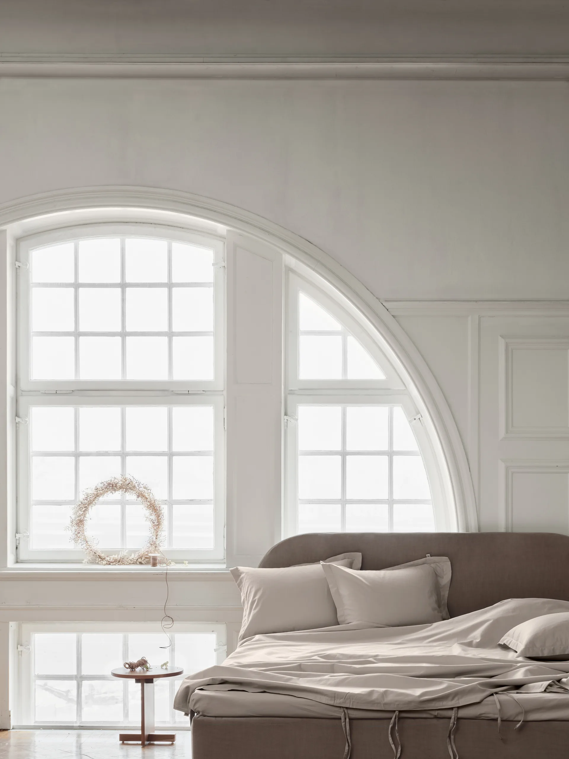 Satina Bettbezug, Beige, 155 x 220cm Mille Notti