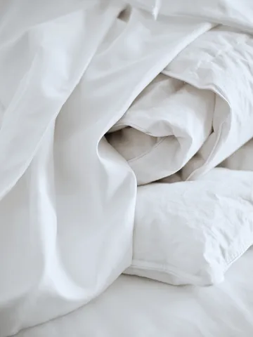 Satina Bettbezug EKO - Weiß, 155 x 220cm - Mille Notti