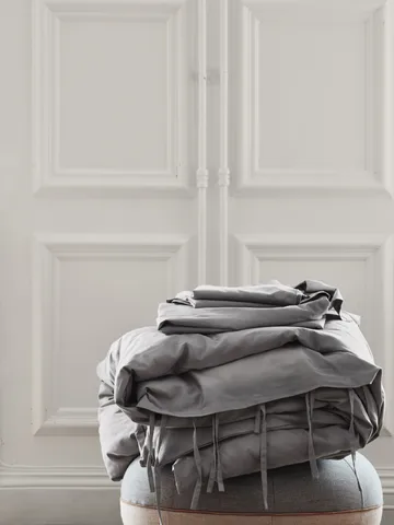 Satina Bettbezug - Grau, 155 x 220cm - Mille Notti