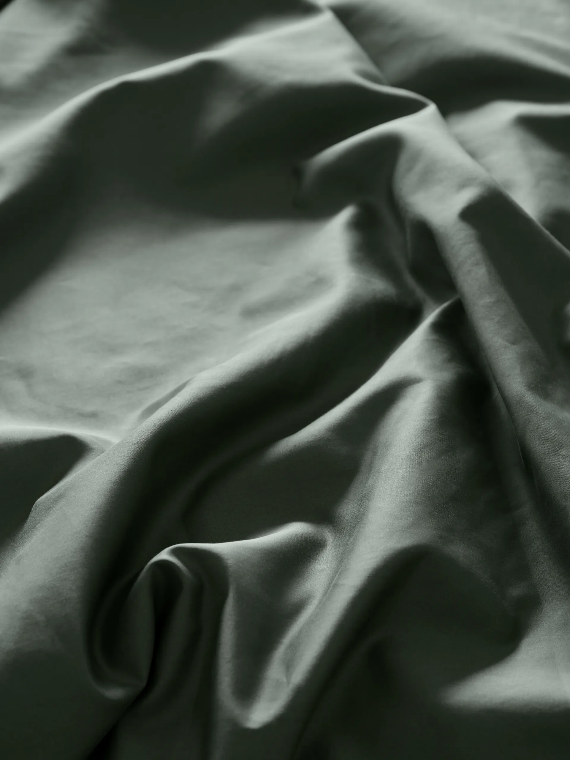 Satina Bettbezug, Grün, 220 x 220cm Mille Notti