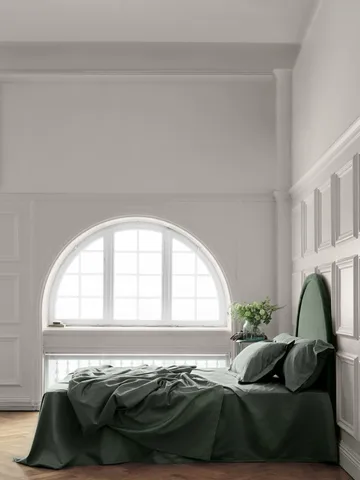 Satina Bettbezug - Grün, 220 x 220cm - Mille Notti