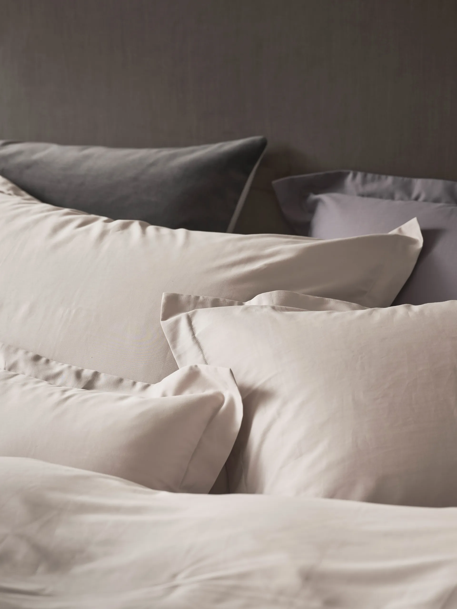 Satina Kissenbezug, Beige, 80 x 80cm Mille Notti