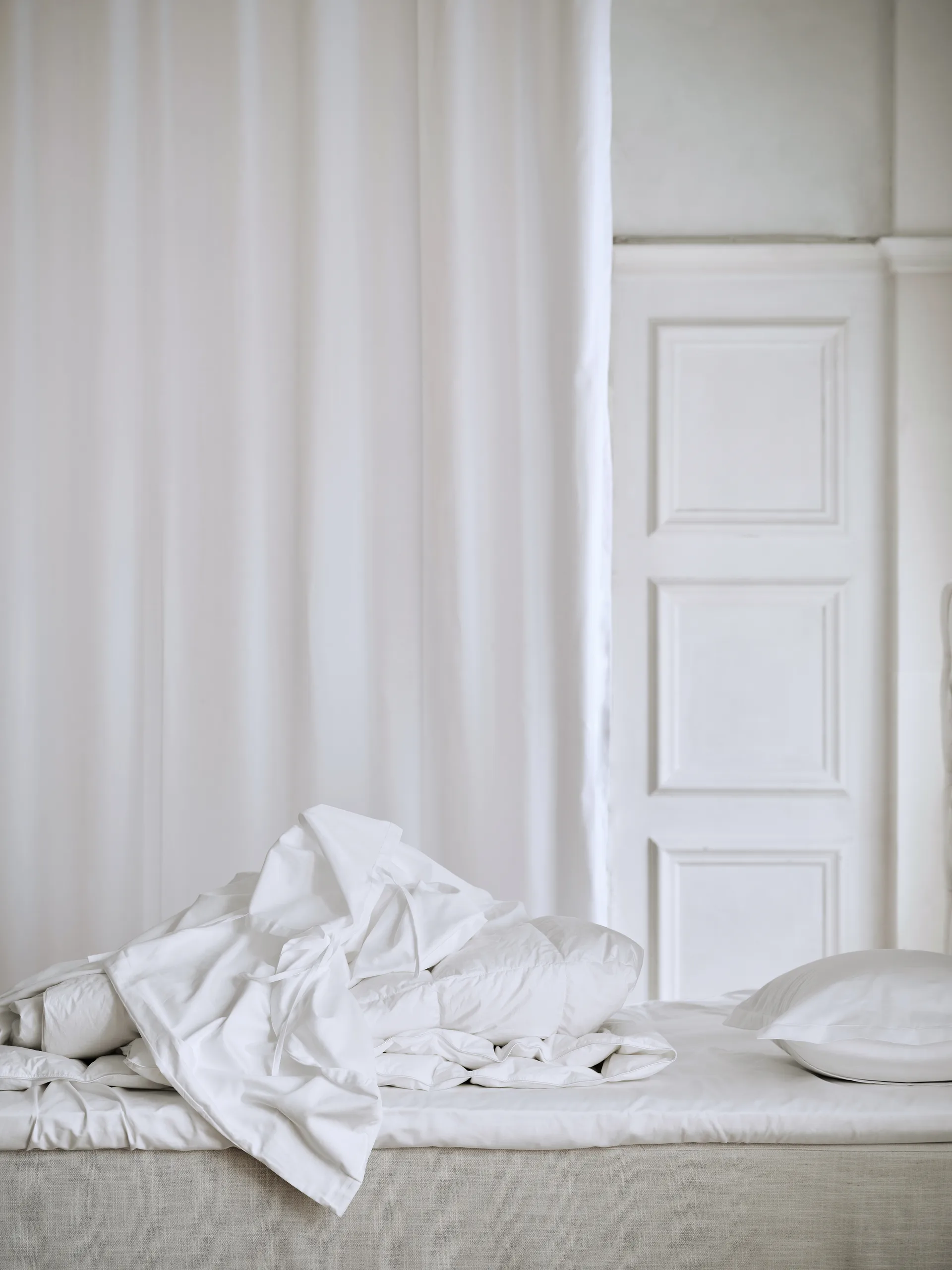 Satina Kissenbezug EKO, Weiß, 80 x 80cm Mille Notti