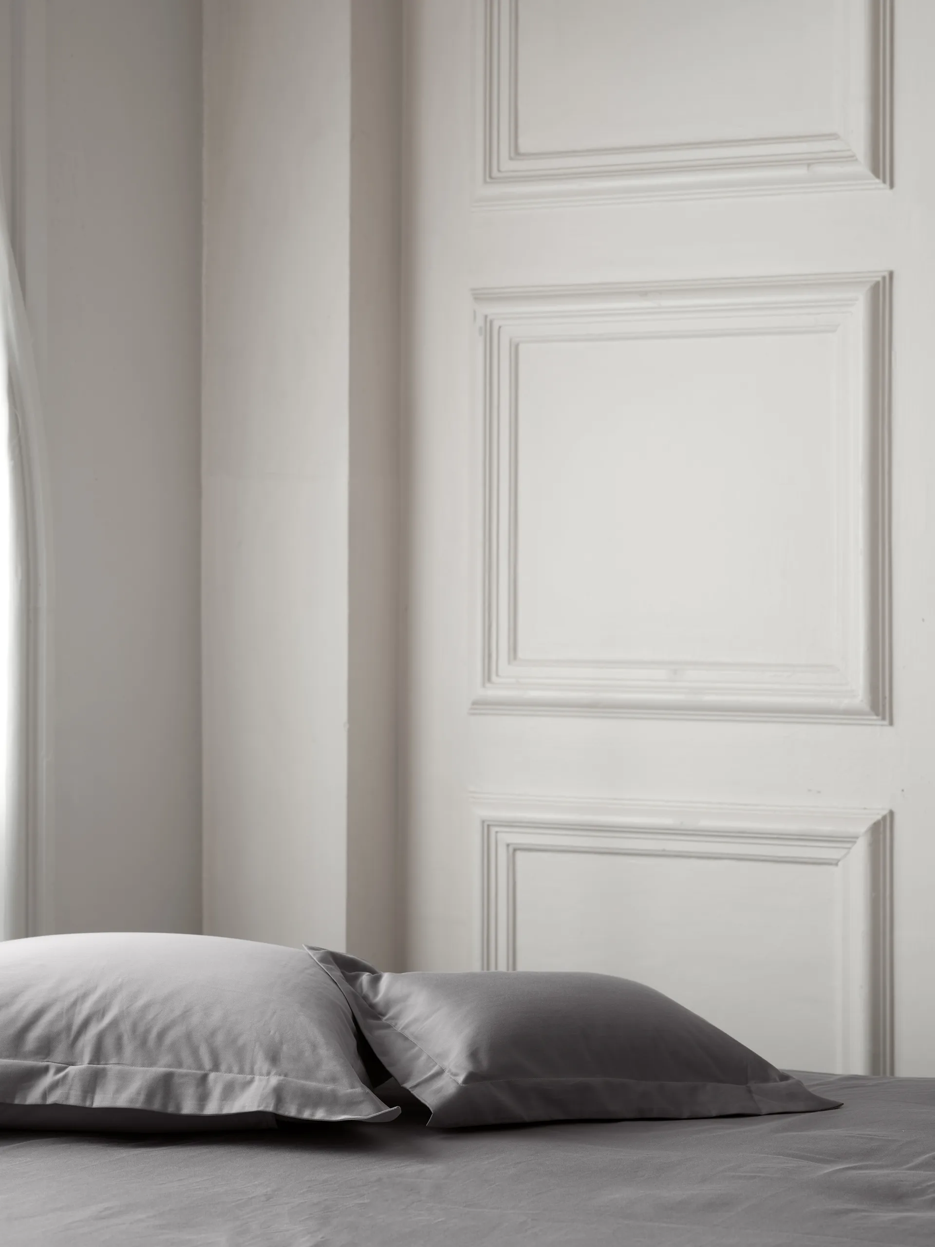 Satina Kissenbezug, Grau, 40 x 80cm Mille Notti