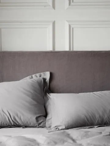 Satina Kissenbezug - Grau, 80 x 80cm - Mille Notti