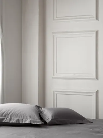 Satina Kissenbezug - Grau, 80 x 80cm - Mille Notti