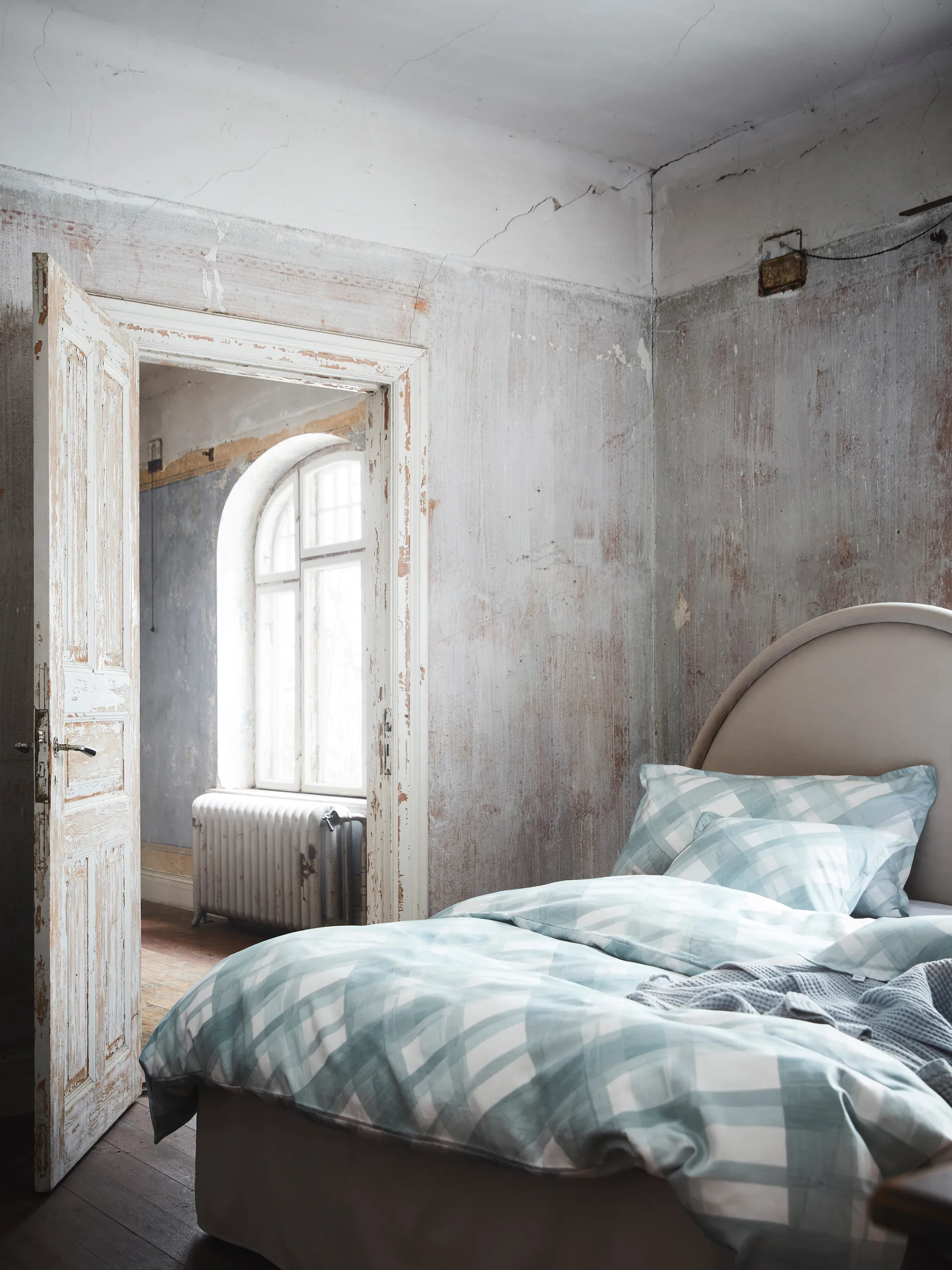 Spazzola Deckenbezug, Aqua, 220x220cm Mille Notti