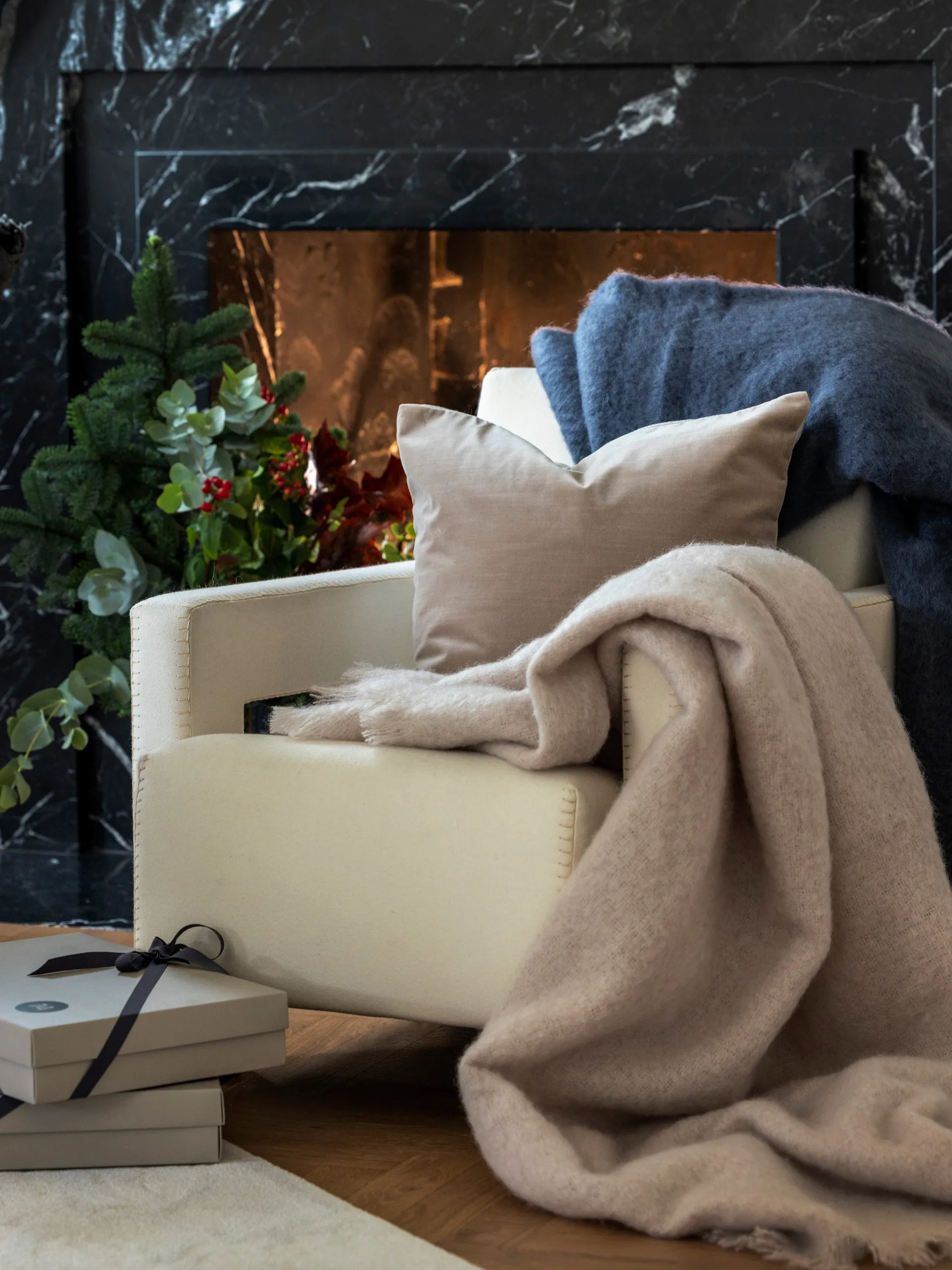 Verona Kissenbezug, Beige, 50 x 50cm Mille Notti