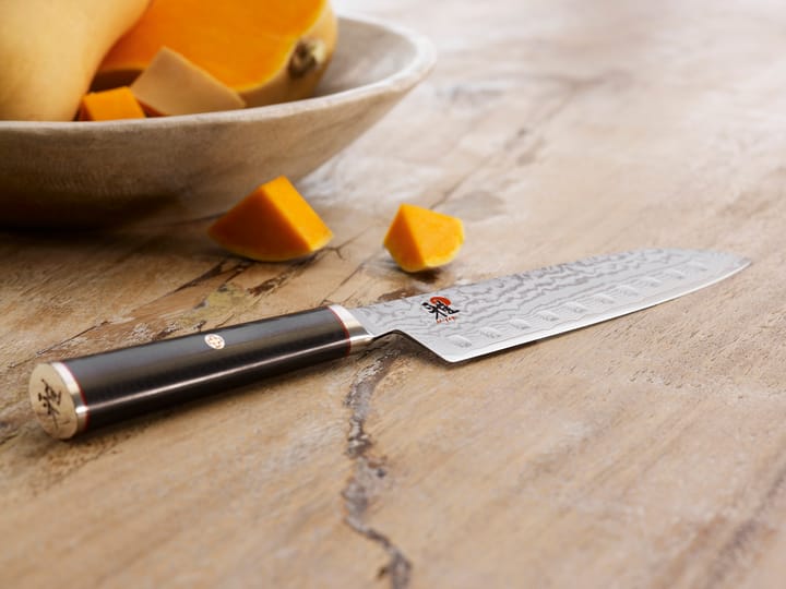 Raw 5000FCD Küchenmesser Gyutoh 16 cm, Damaskus-schwarz Miyabi
