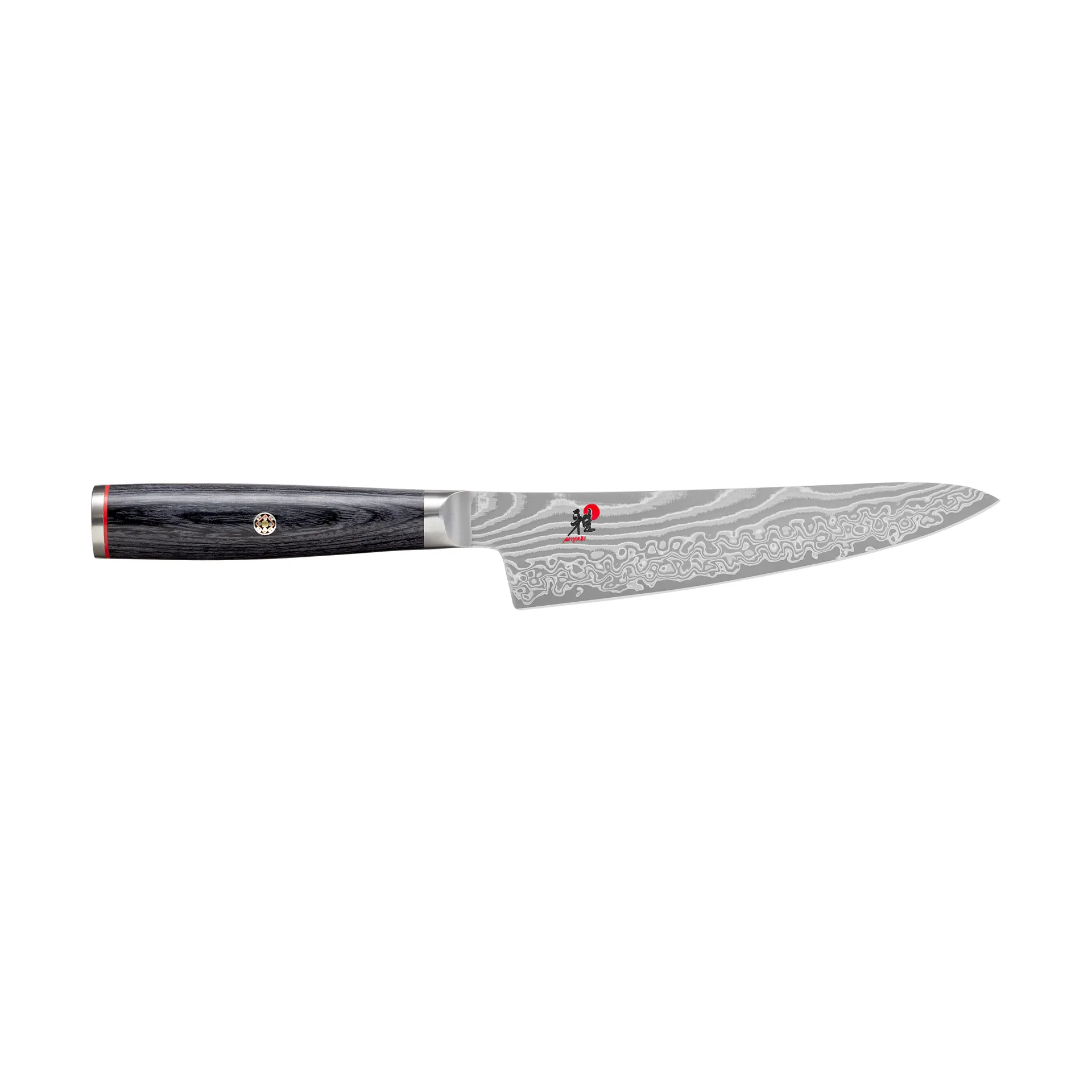 Raw 5000FCD Shotoh Schälmesser 14 cm, Damaskus-schwarz Miyabi