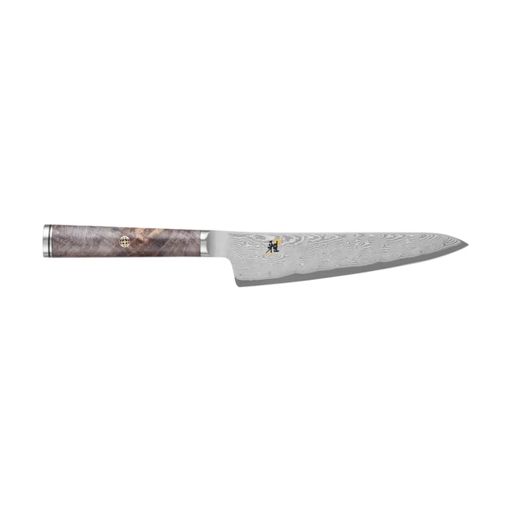 Schwarz 5000MCD 67 Shotoh Allesmesser hoch 13 cm - Damaskus-schwarz - Miyabi
