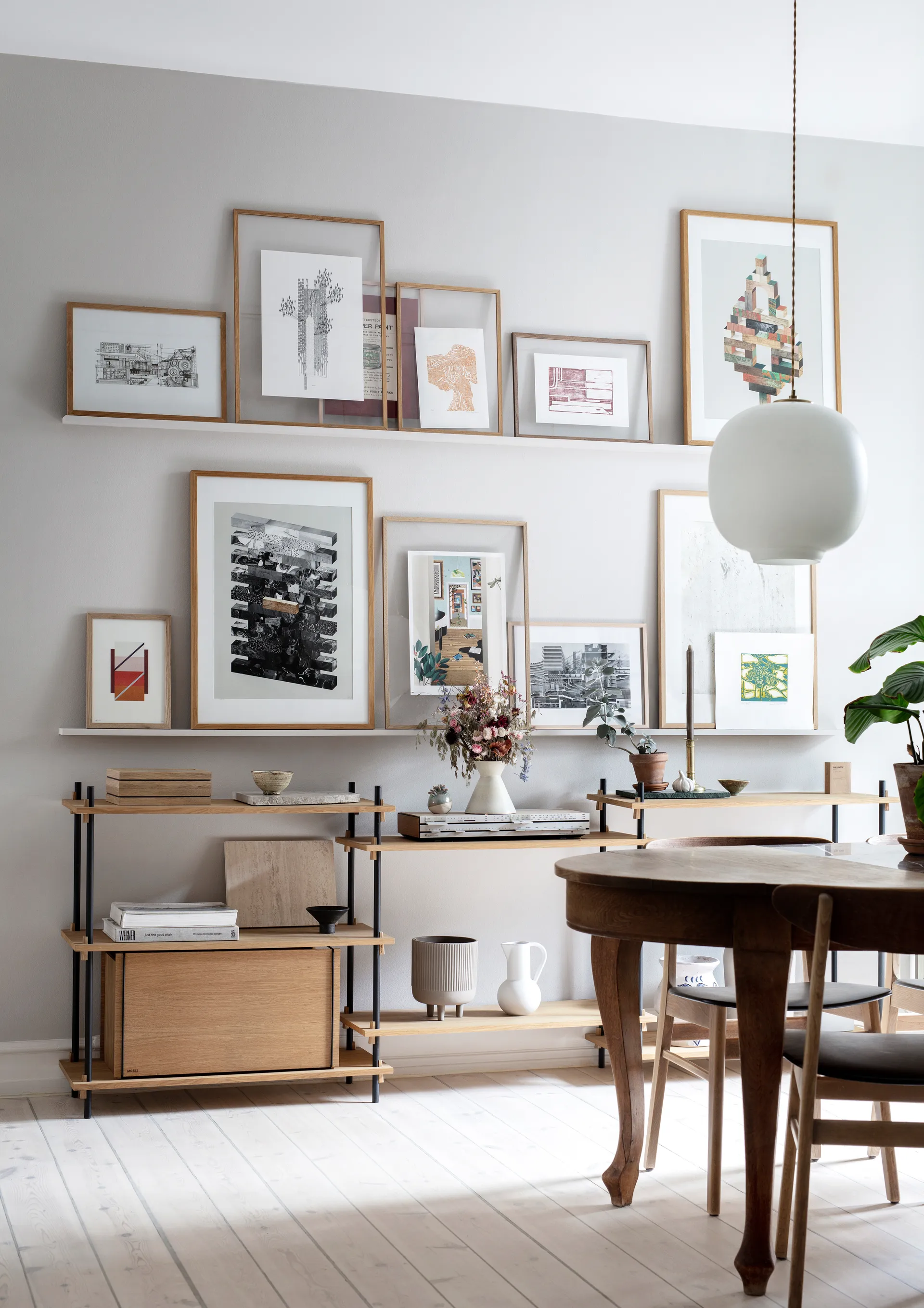 Aufbewahrungsbox Eiche 33 x 60 cm, Wood, Black MOEBE