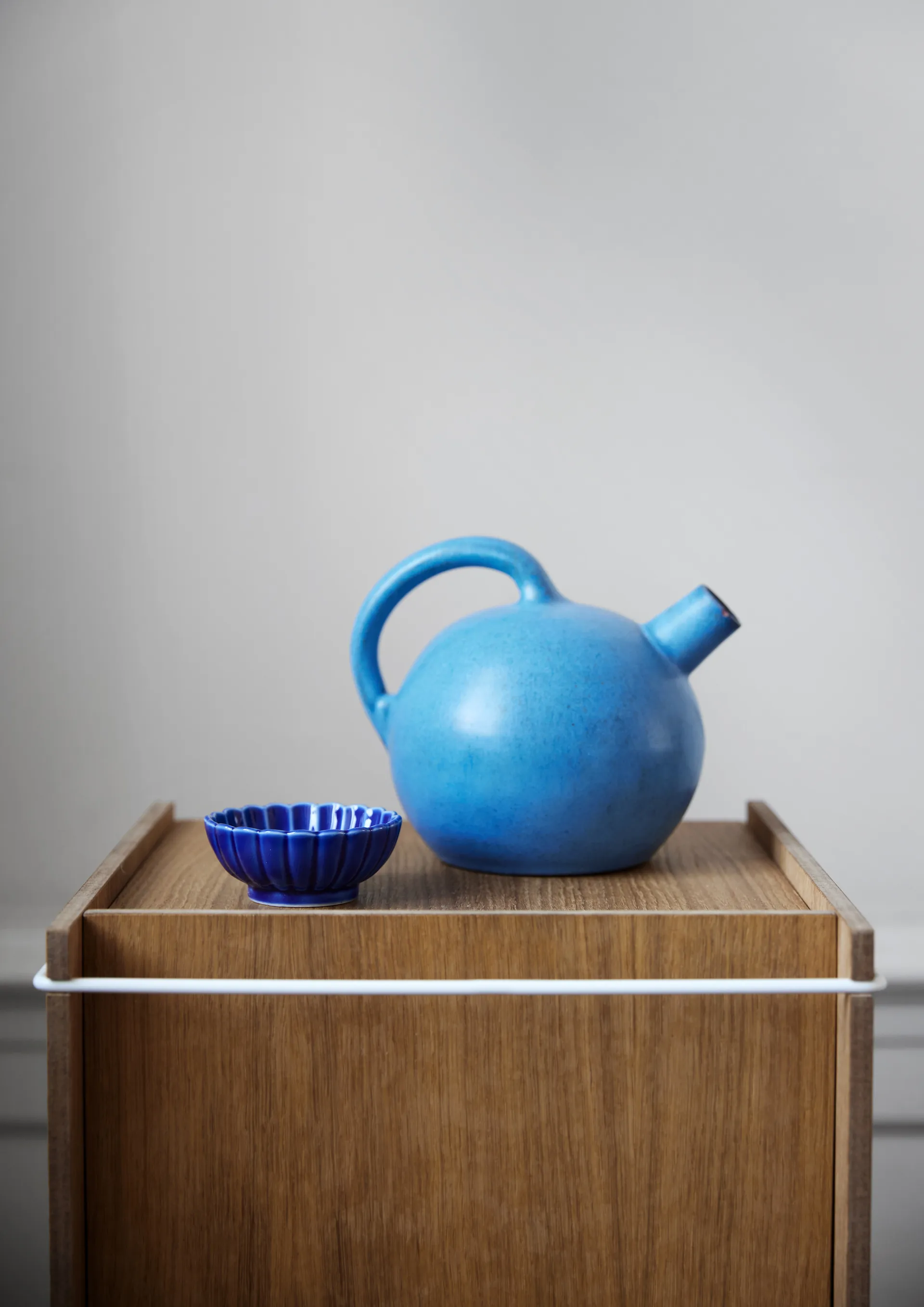 Aufbewahrungsbox Eiche 33 x 60 cm, Wood, White MOEBE