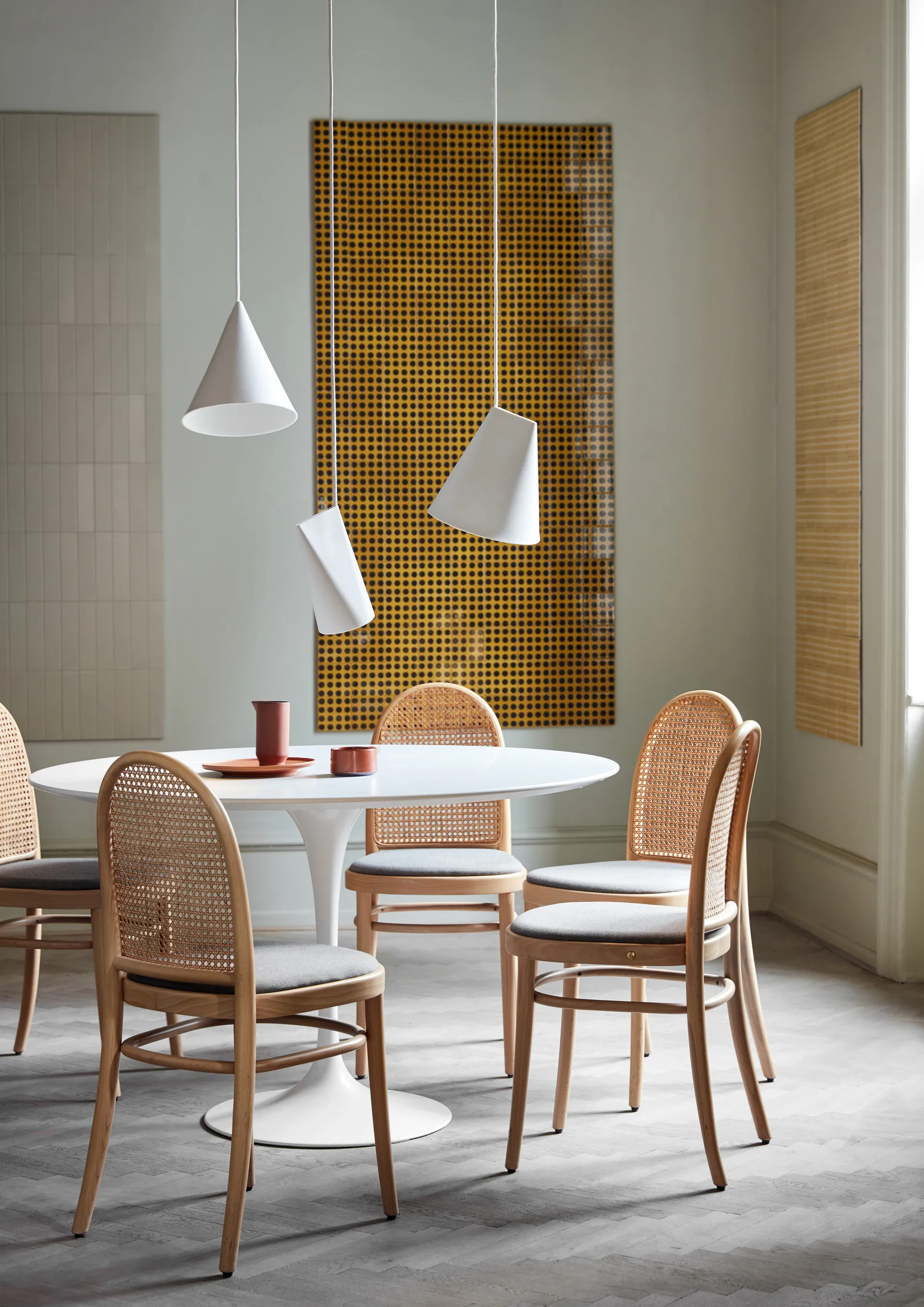 Deckenleuchte Keramik 23 x 23,5 cm, White MOEBE