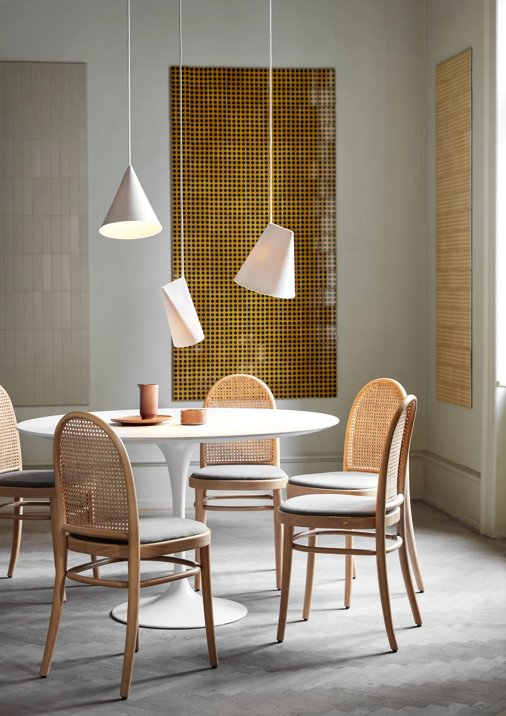 Deckenleuchte Keramik 23 x 23,5 cm, White MOEBE