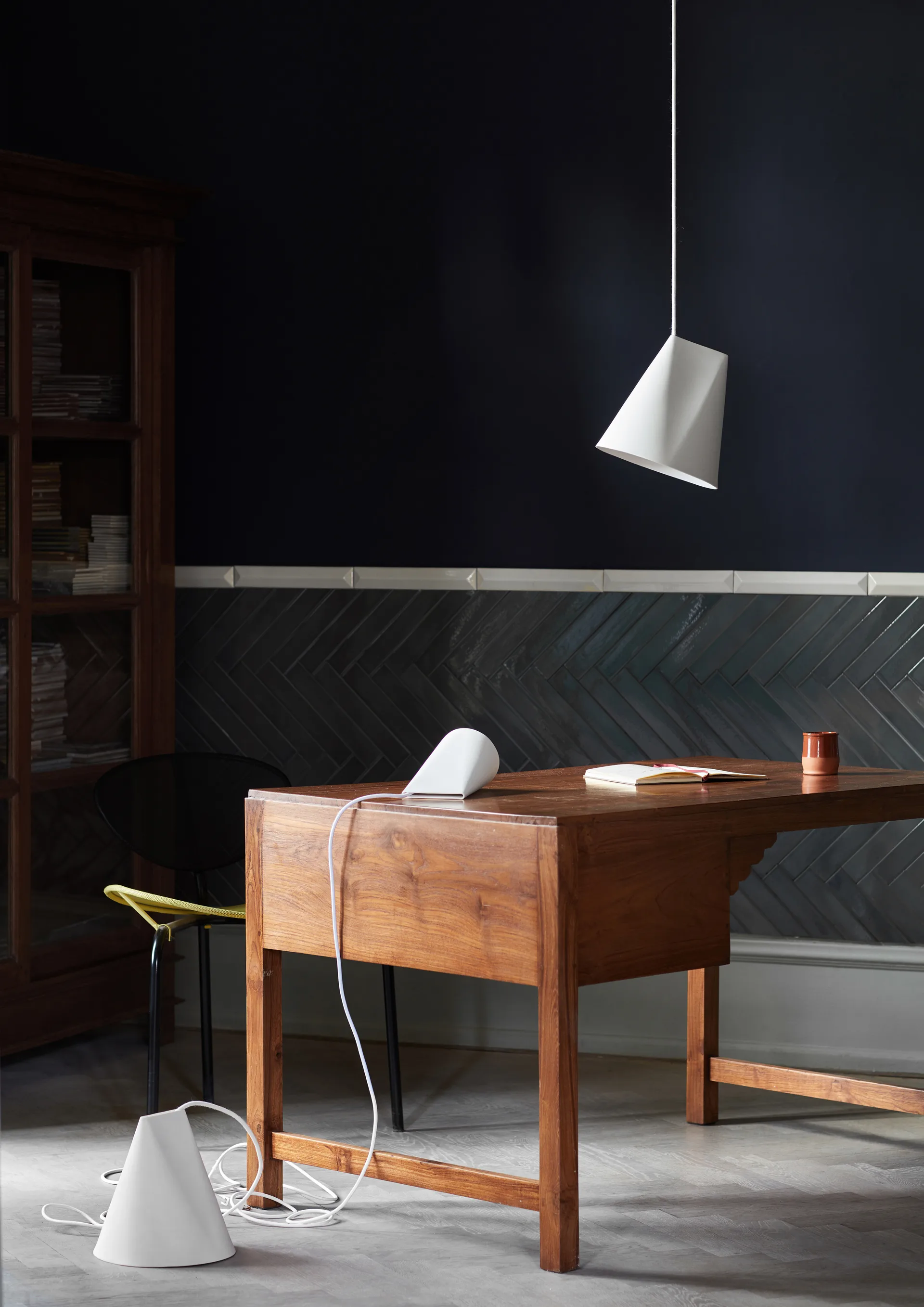 Deckenleuchte Keramik 23 x 23,5 cm, White MOEBE