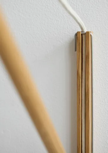 Hängende Wandleuchte - Eiche-weiß - MOEBE