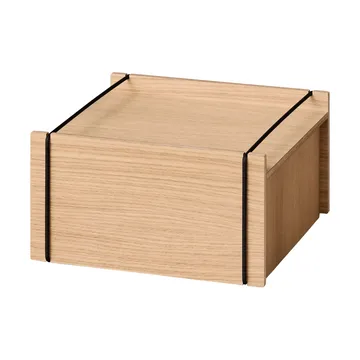 Moebe Aufbewahrungsbox - Geölte Eiche-Schwarz, small, 16,5x30x31 cm - MOEBE