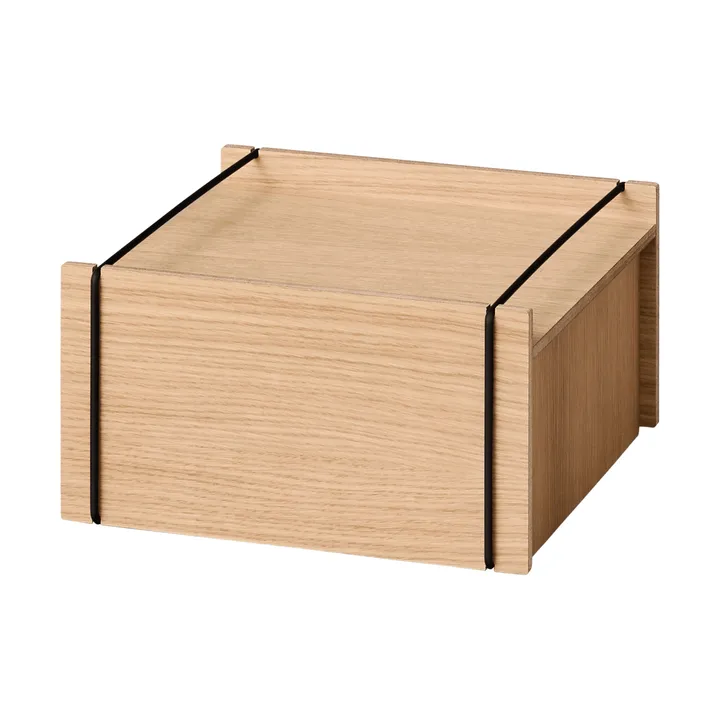 Moebe Aufbewahrungsbox - Geölte Eiche-Schwarz, small, 16,5x30x31 cm - MOEBE