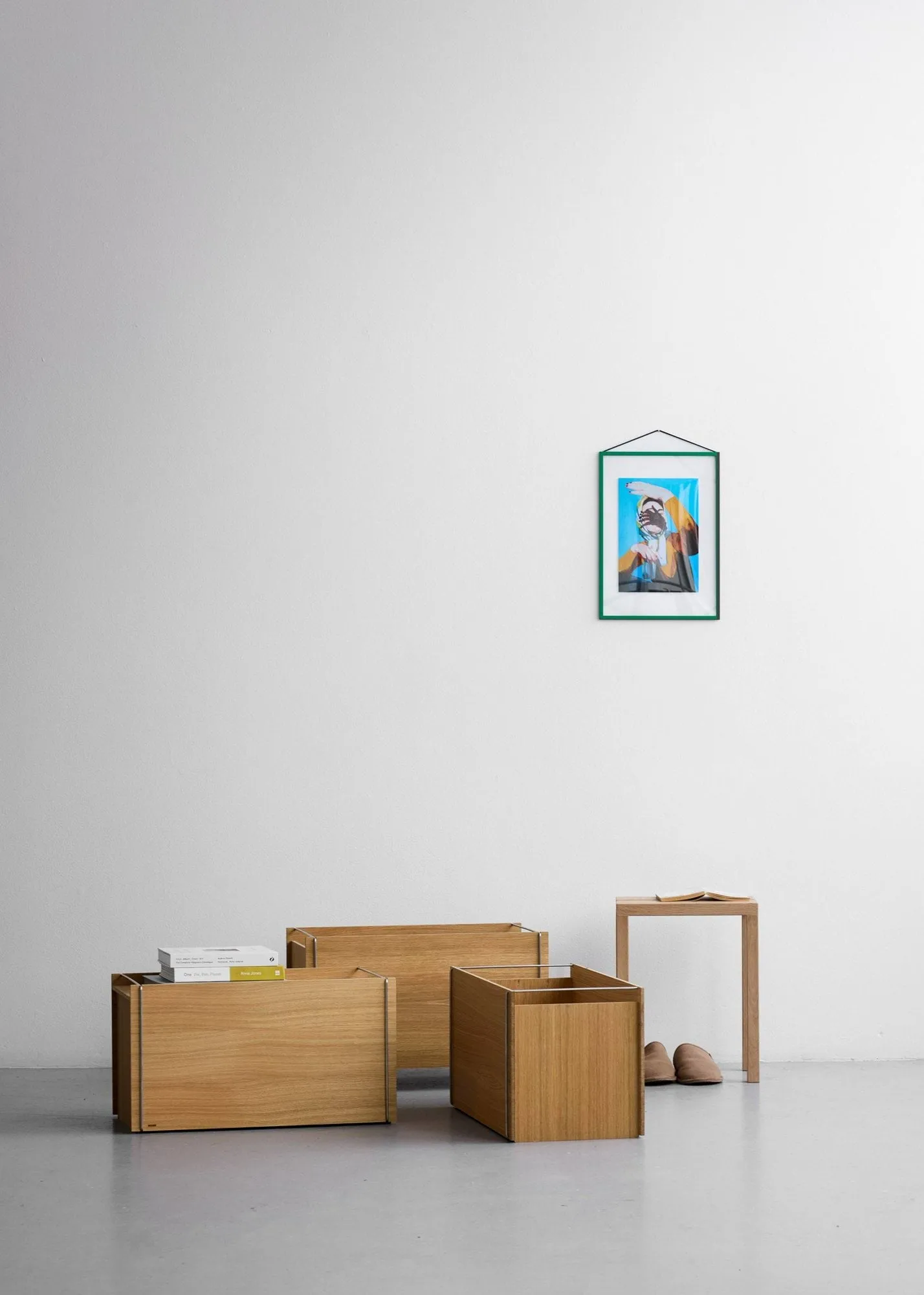 Moebe Aufbewahrungsbox, Geölte Eiche-Schwarz, small, 16,5x30x31 cm MOEBE