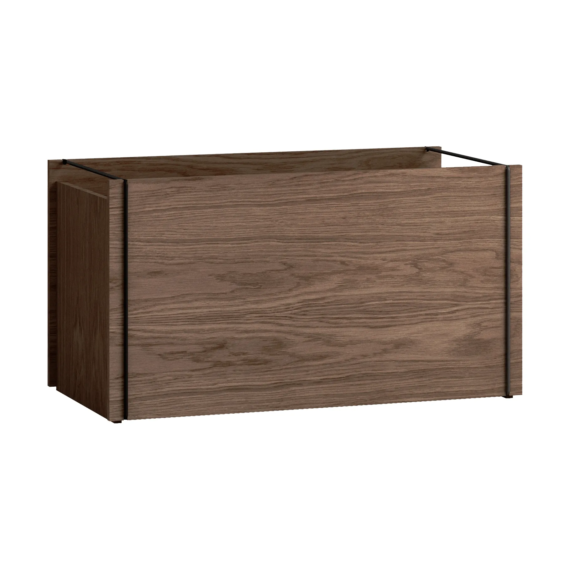 Moebe Aufbewahrungsbox, Smoked oak-black MOEBE